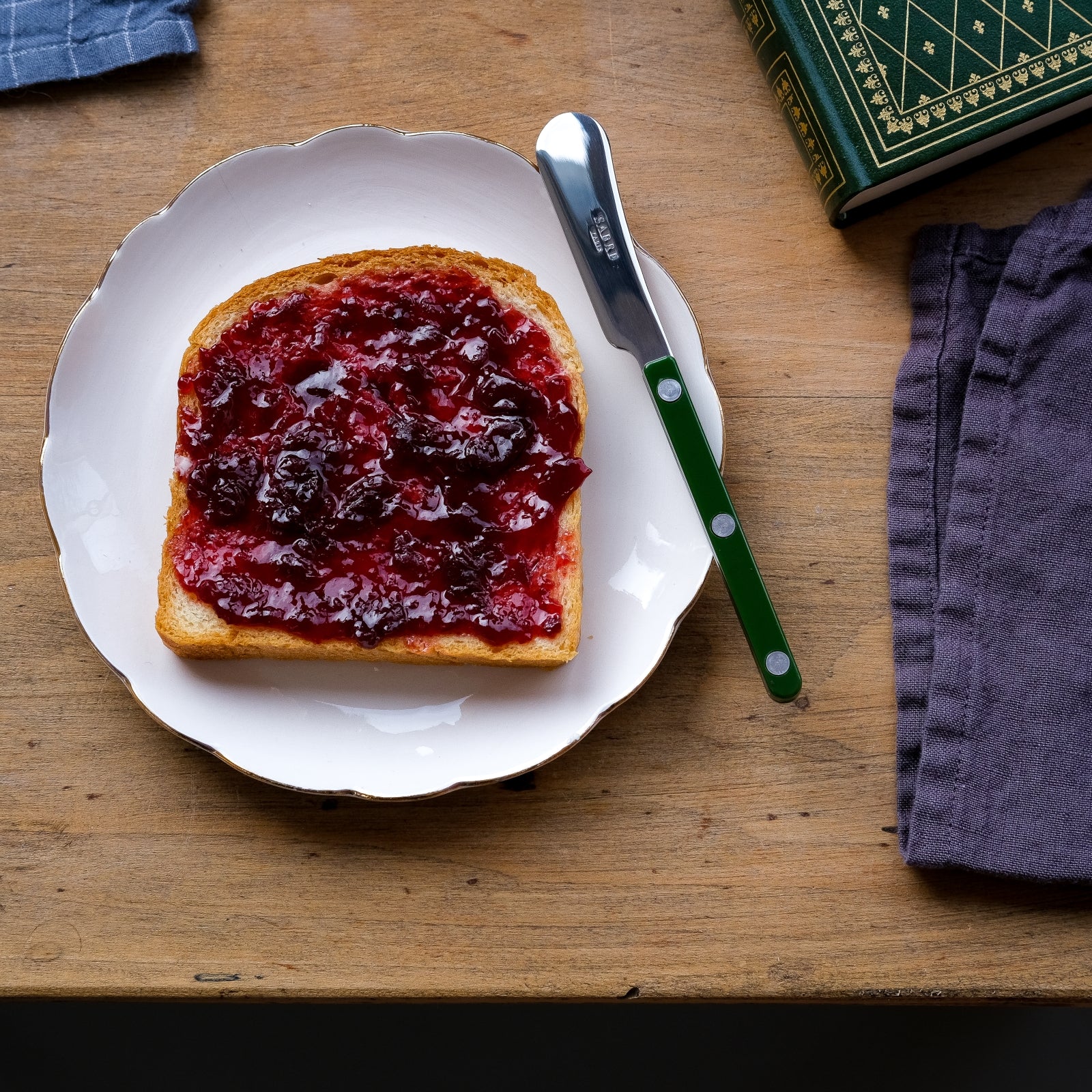 Bistrot Solid, Vert - Tartineuse à beurre