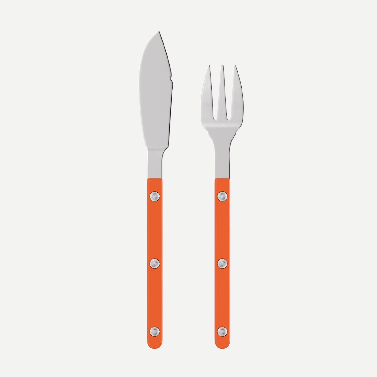 Bistrot Solid, Orange - Fish set