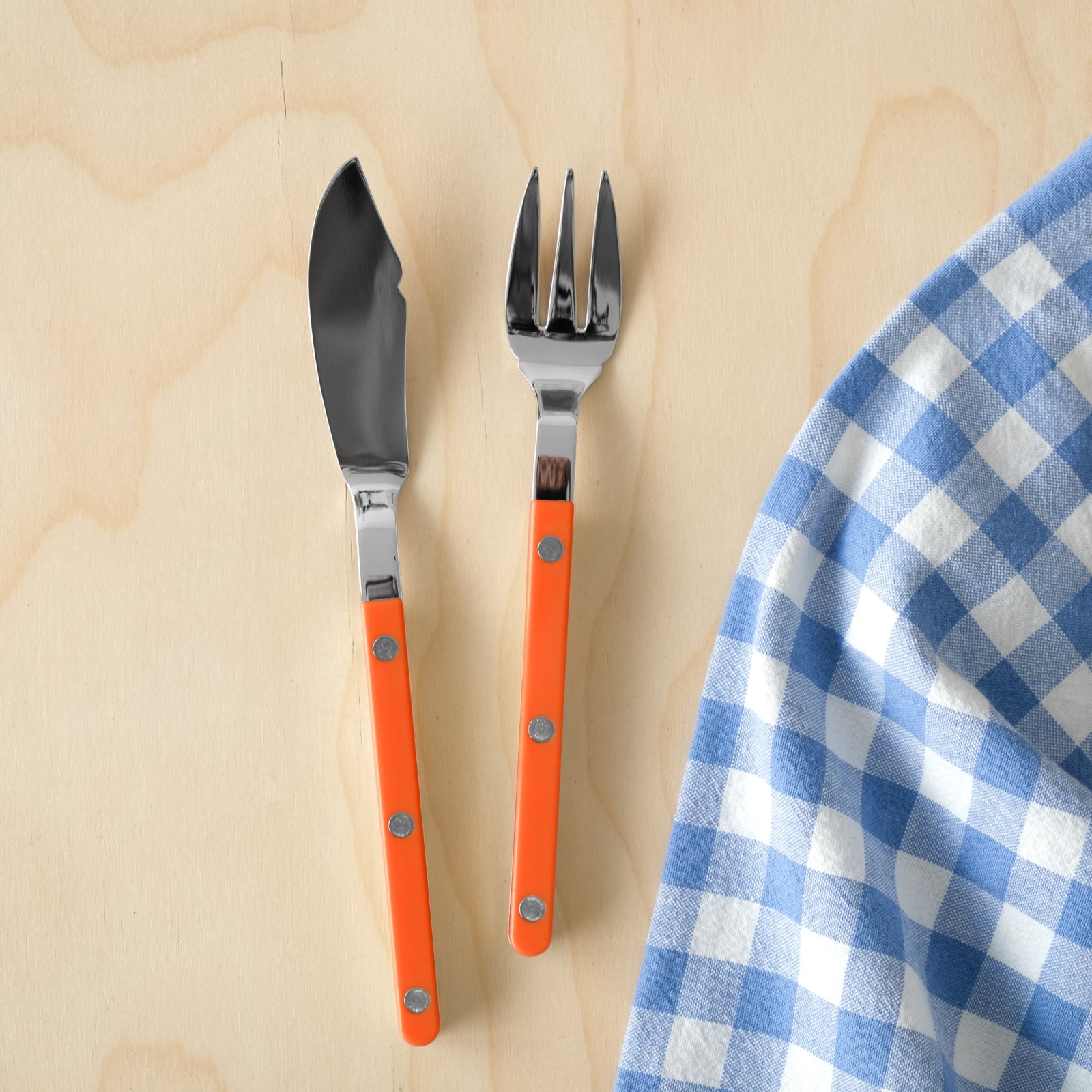 Bistrot Solid, Orange - Fish set