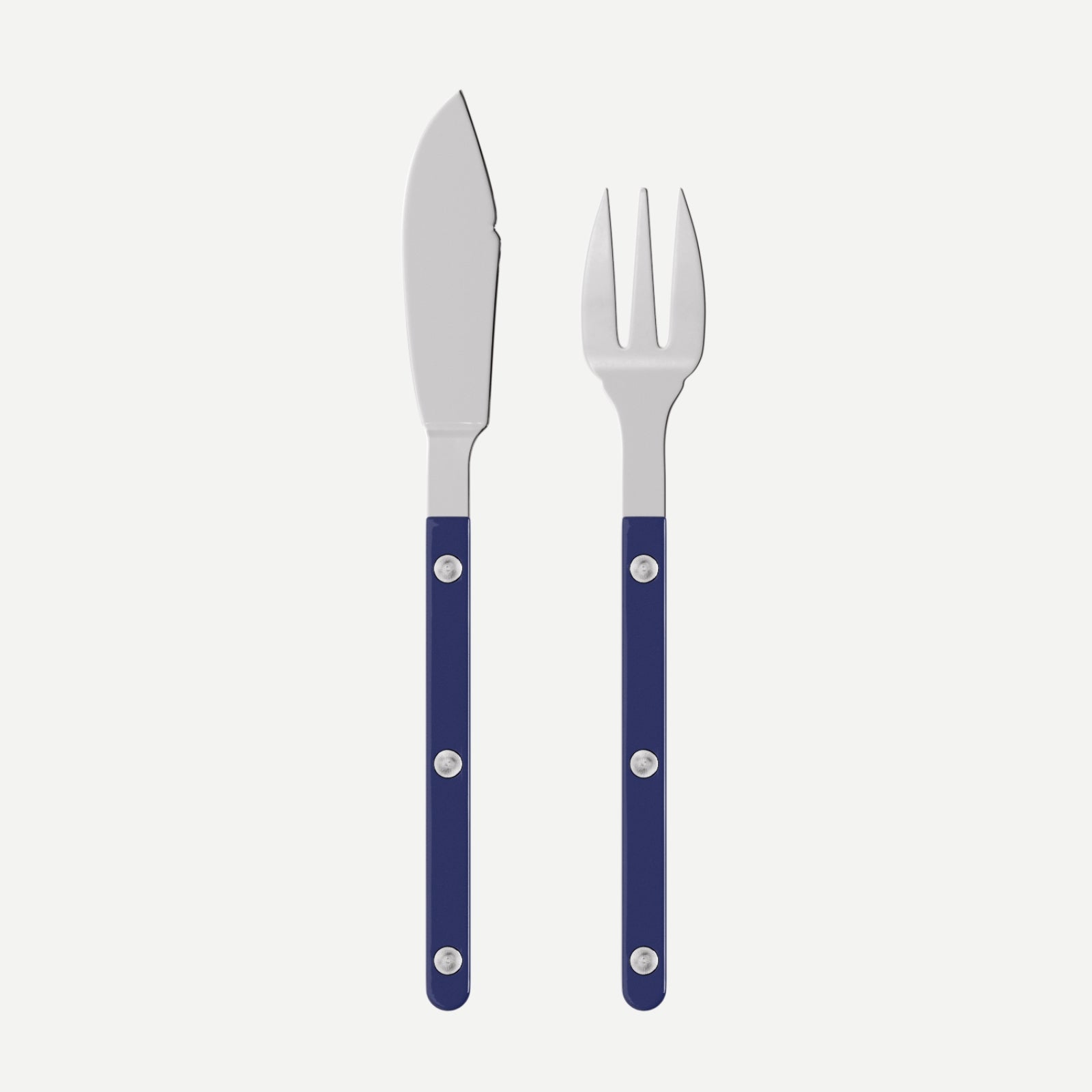 Bistrot Solid, Navy blue - Fish set