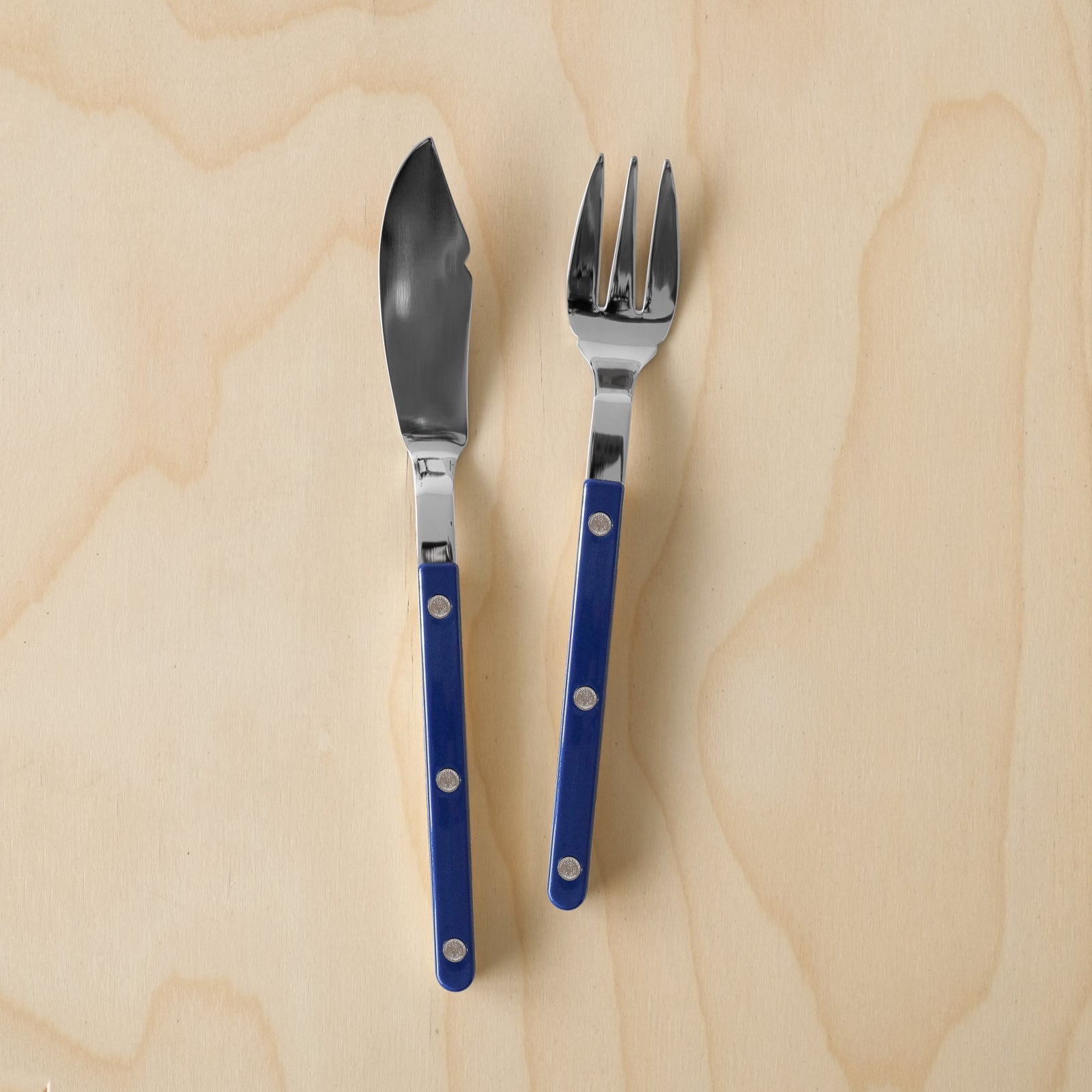 Bistrot Solid, Navy blue - Fish set