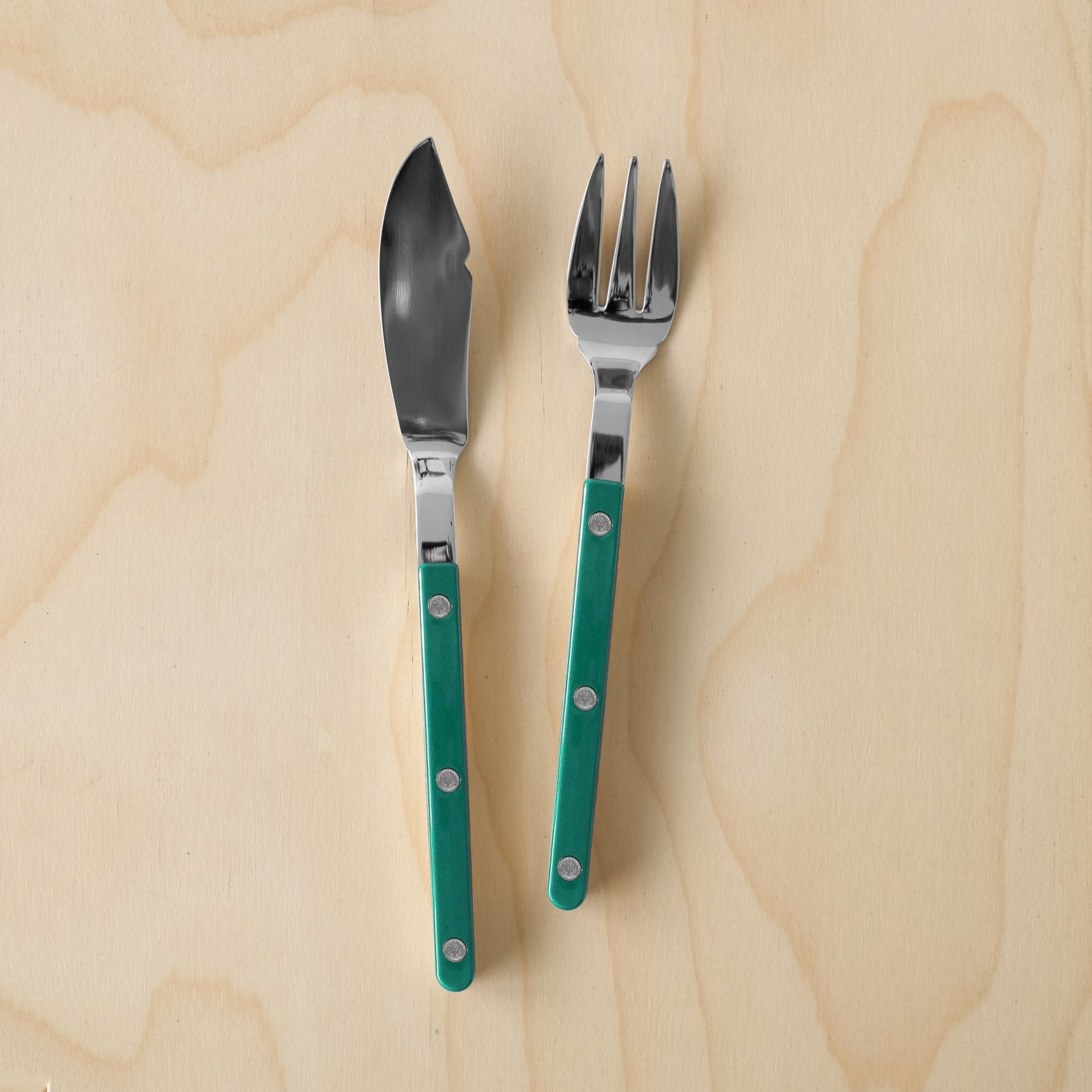 Bistrot Solid, Aquamarine - Fish set