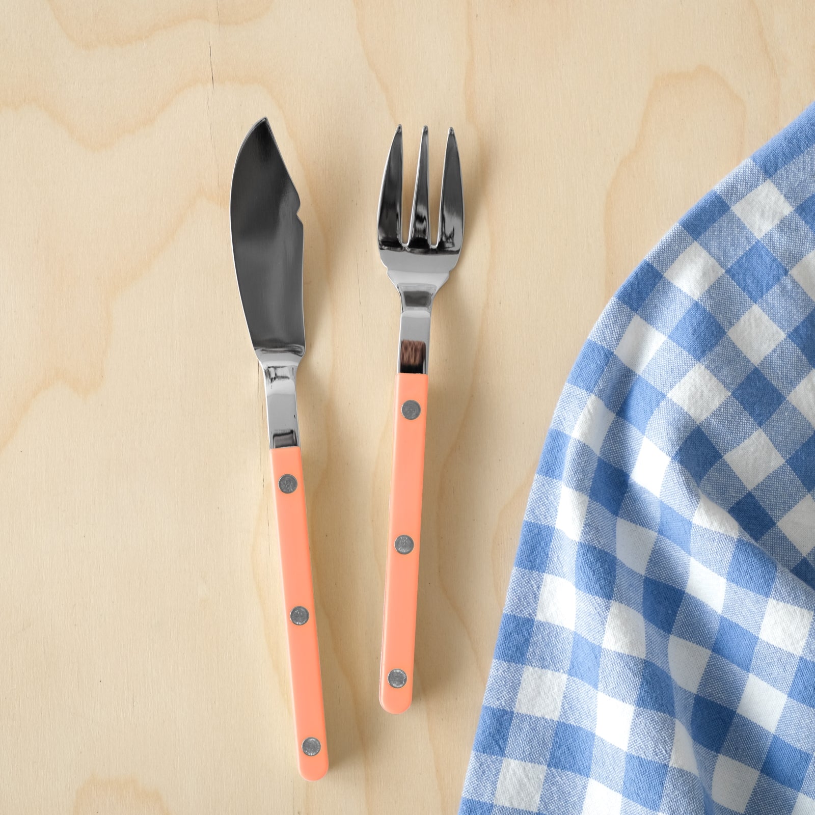 Bistrot Solid, Nude Pink - Fish set