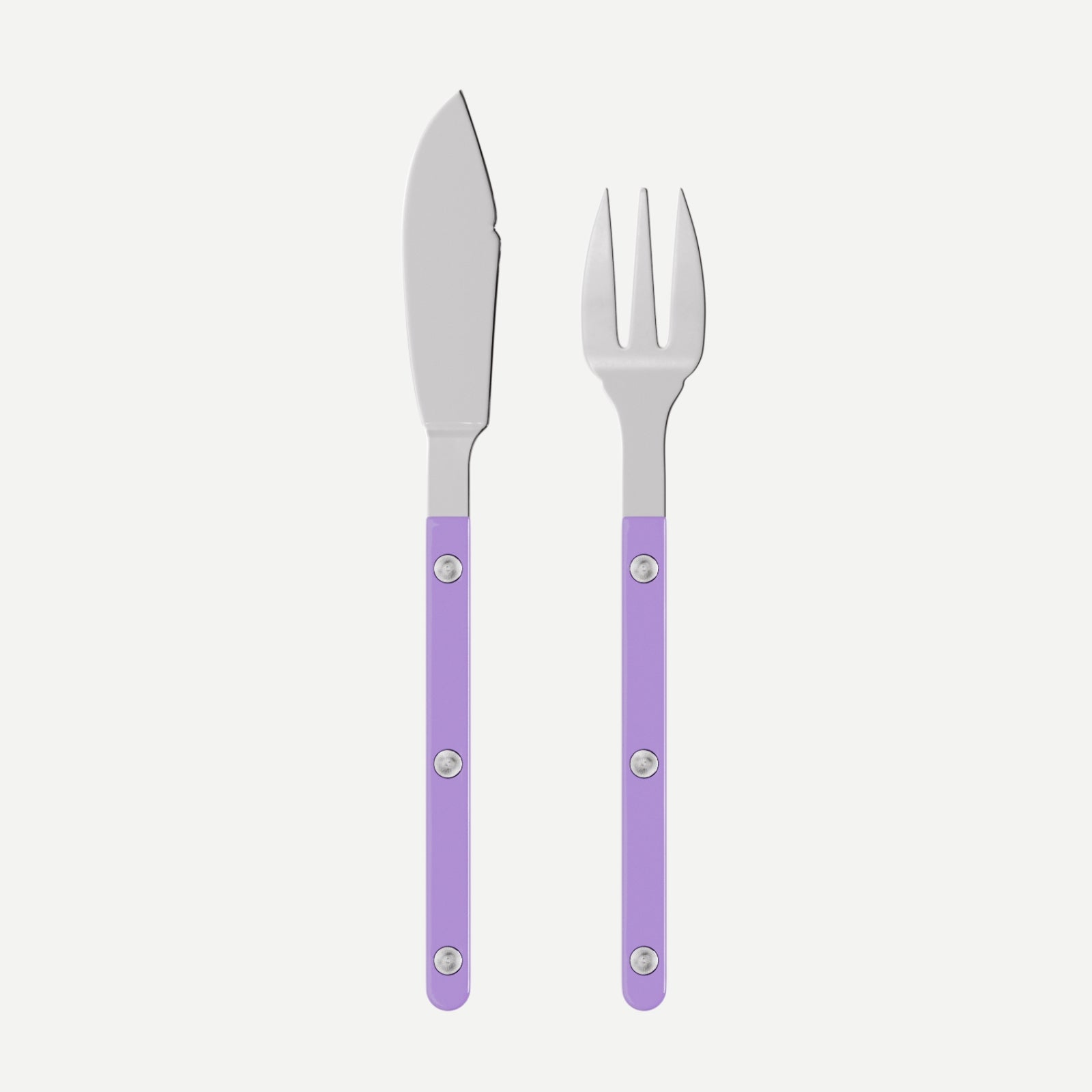 Bistrot Solid, Purple - Fish set