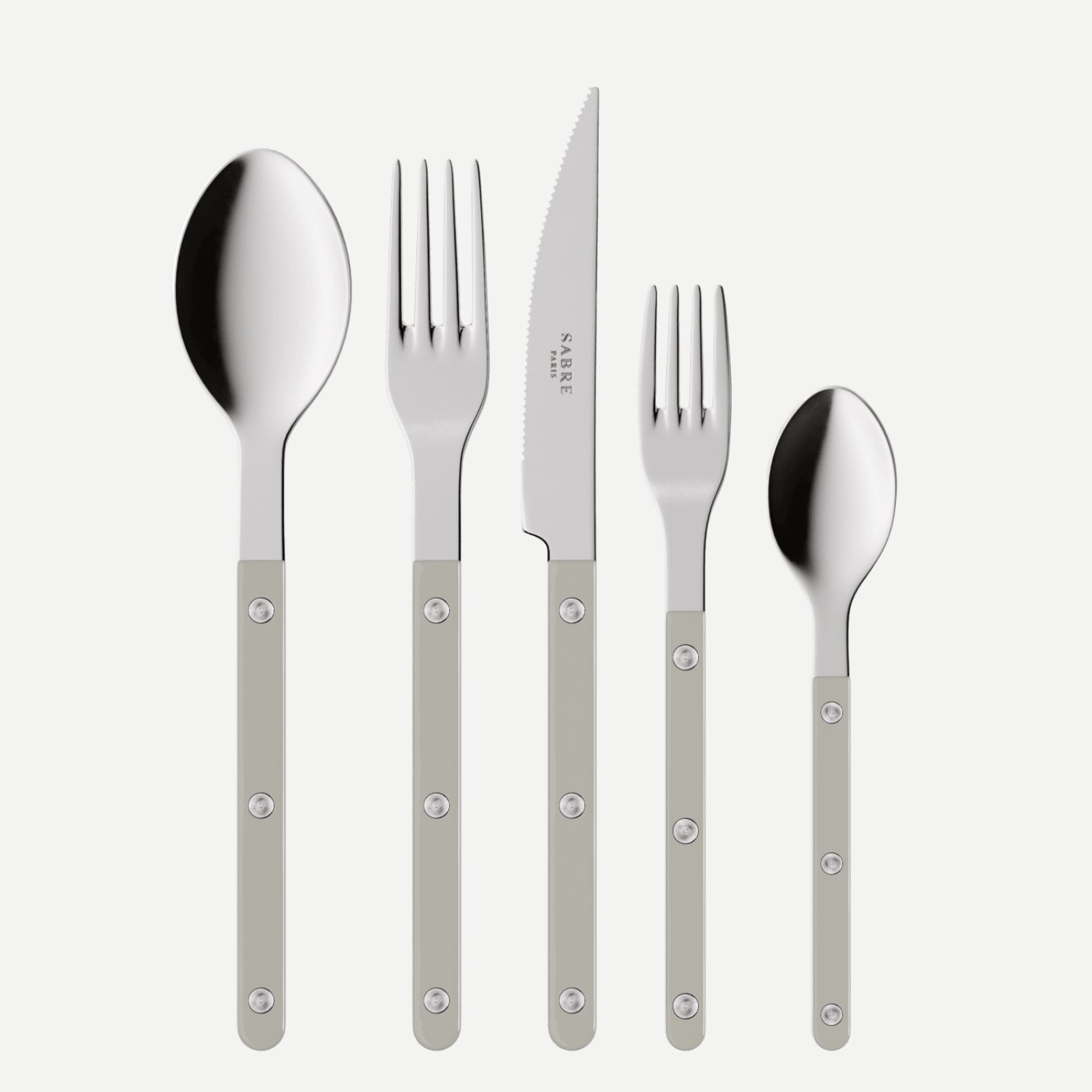 Bistrot Solid, Grey - 20 pieces cutlery set
