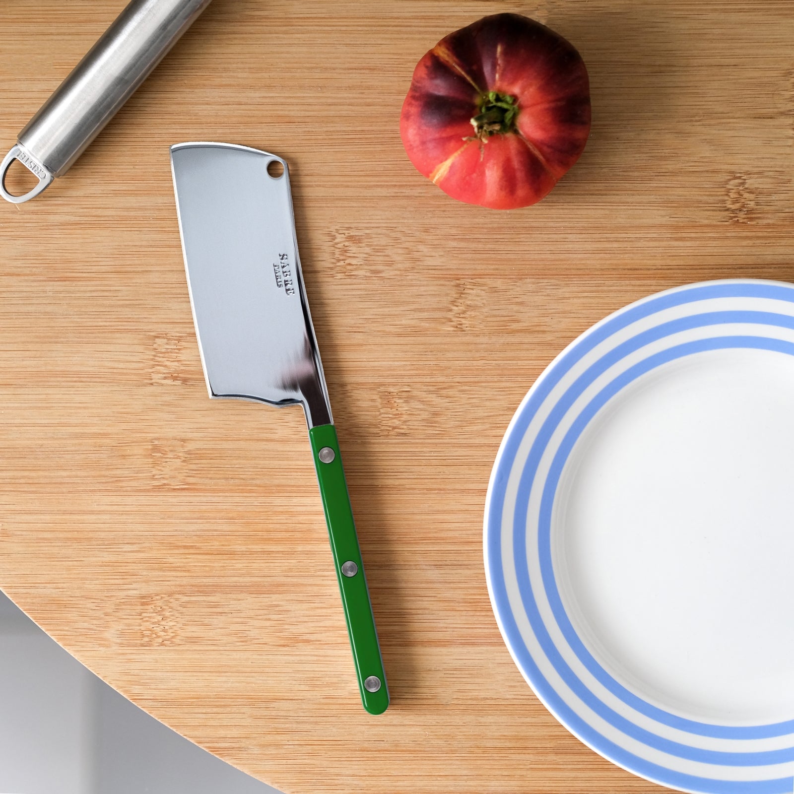 Bistrot Solid, Green - Cheese cleaver