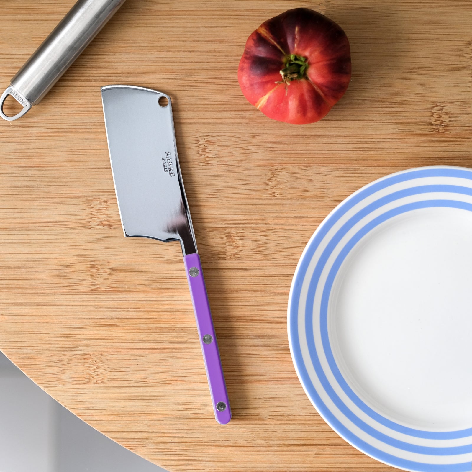 Bistrot Solid, Purple - Cheese cleaver