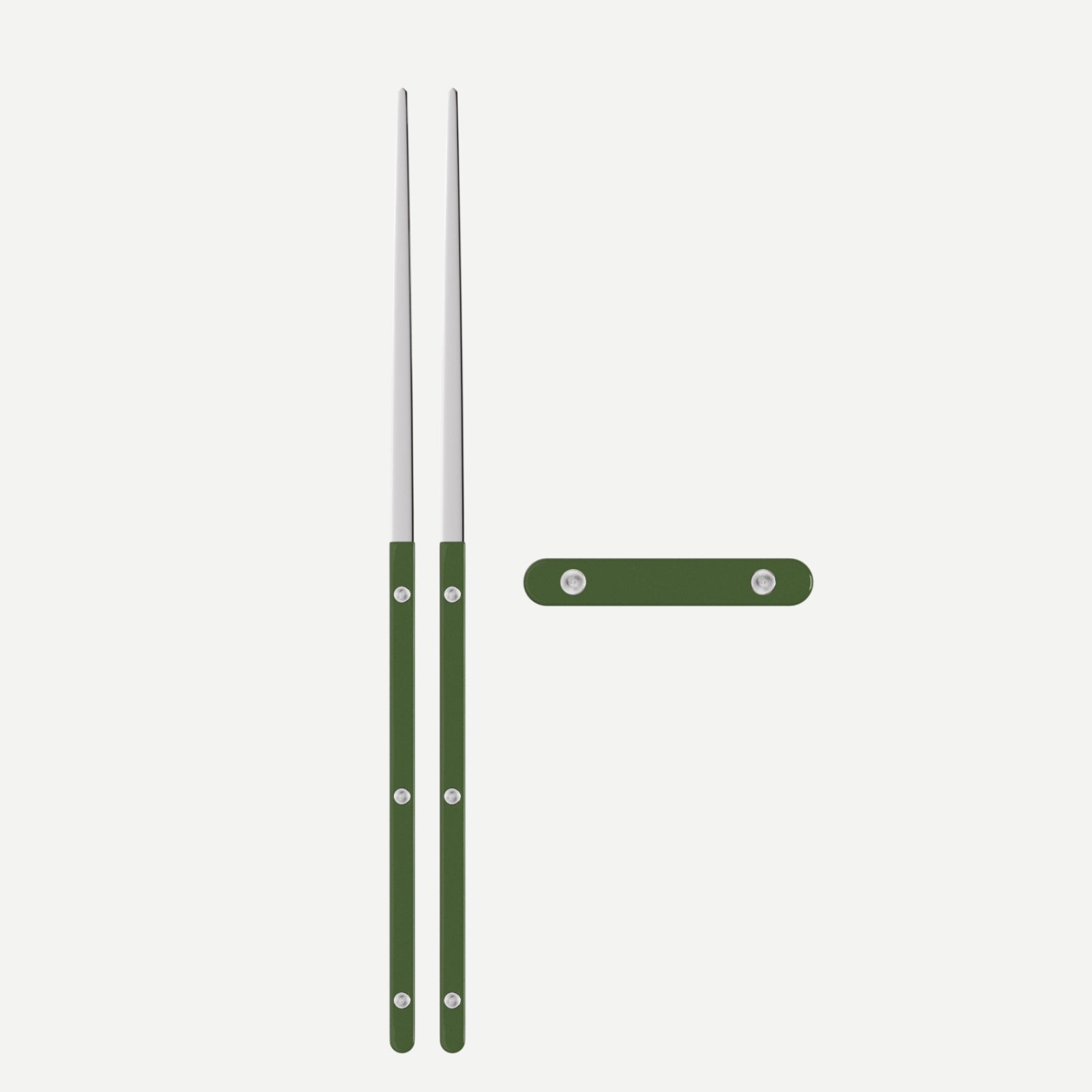 Bistrot Solid, Green - Chopsticks set