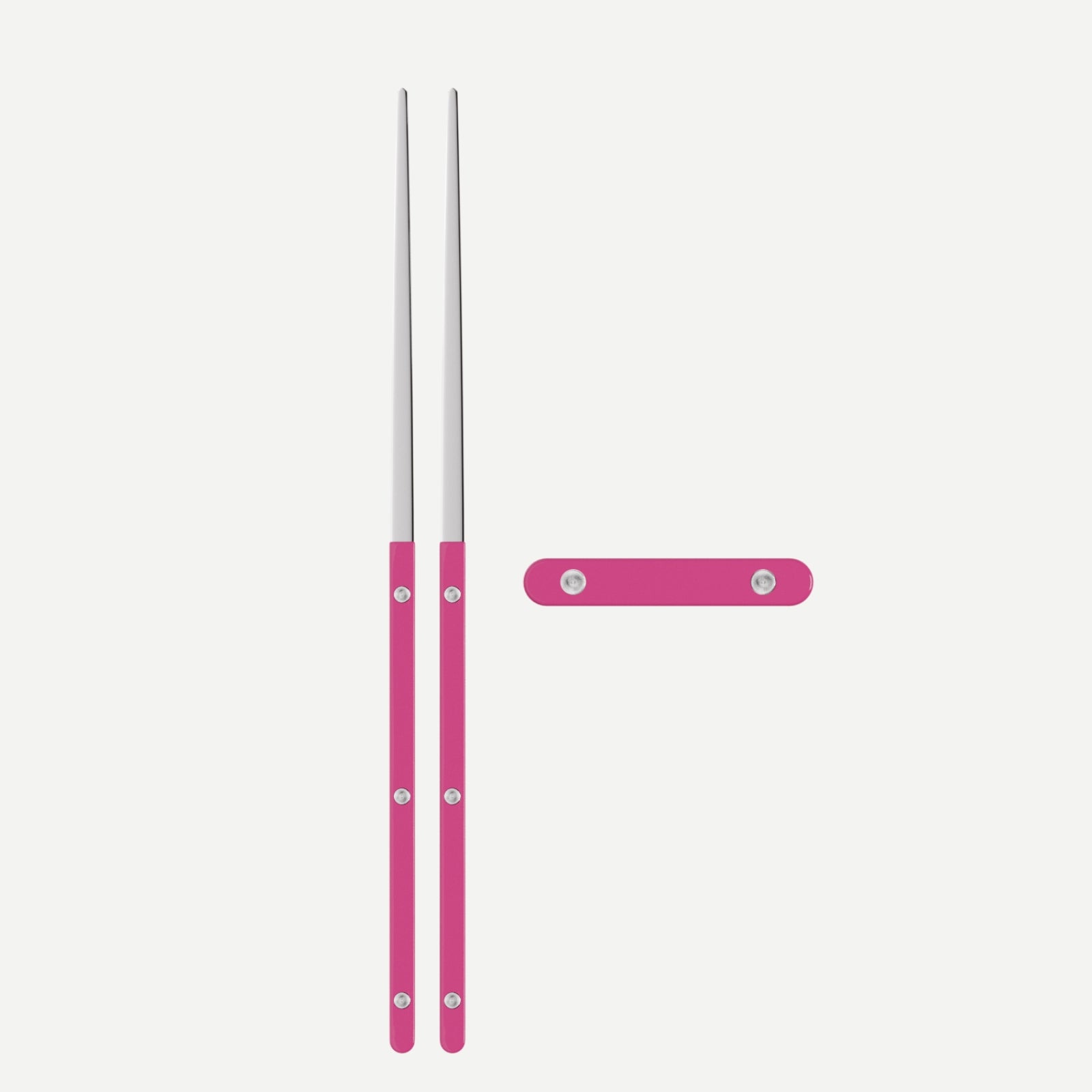 Bistrot Solid, Raspberry - Chopsticks set