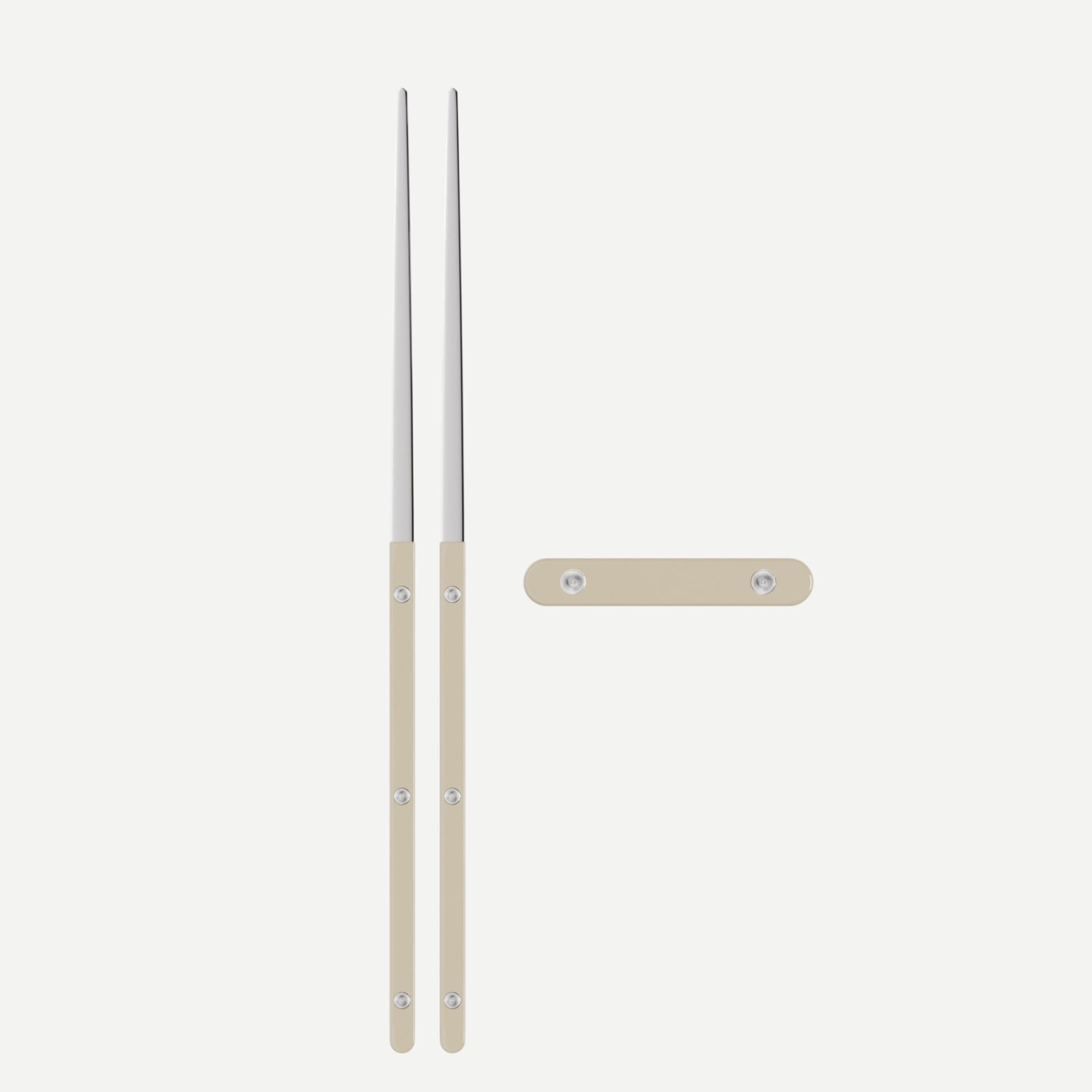 Bistrot Solid, Light kaki - Chopsticks set
