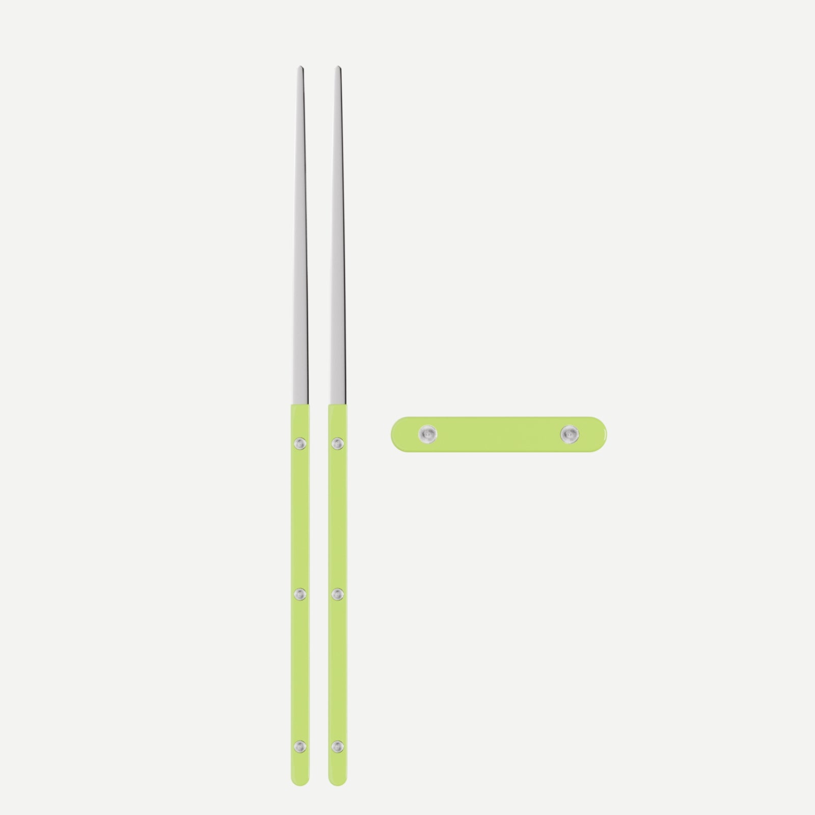 Bistrot Solid, Lime - Chopsticks set