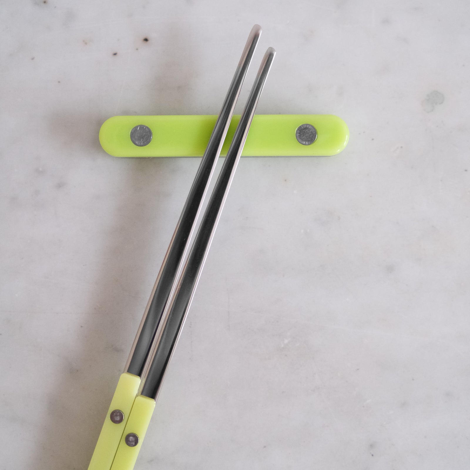 Bistrot Solid, Lime - Chopsticks set