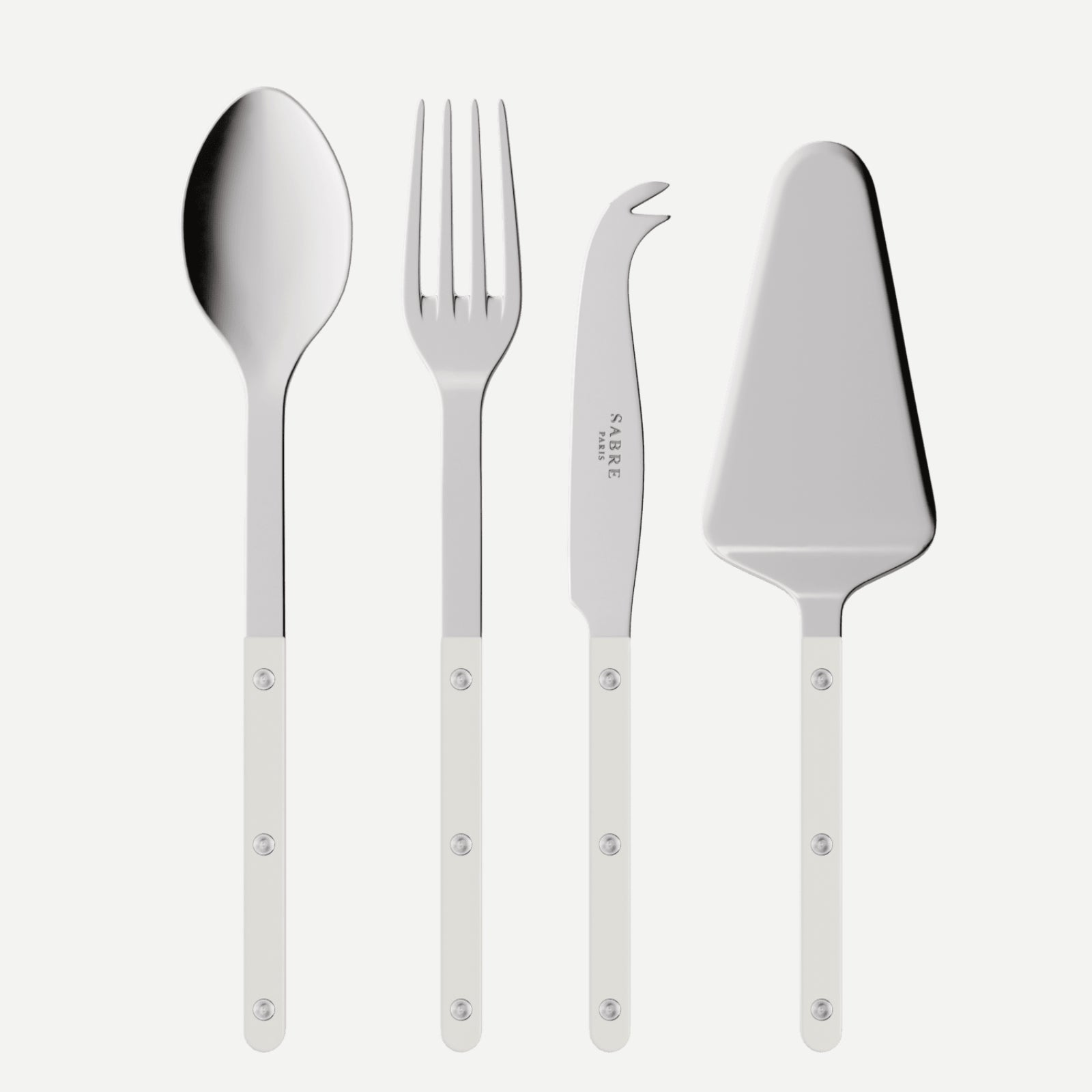 Bistrot Solid, White - Set of 4 Bistrot must-have serving pieces