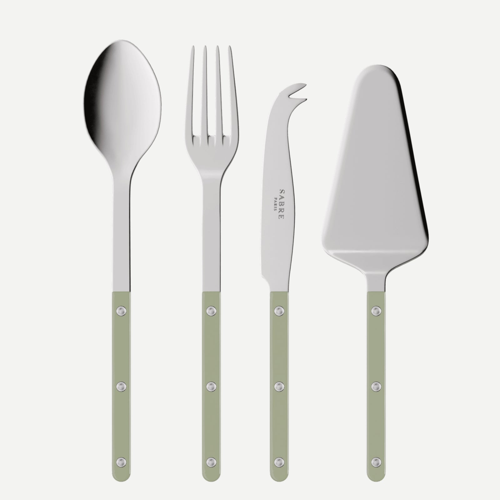 Bistrot Solid, Asparagus - Set of 4 Bistrot must-have serving pieces