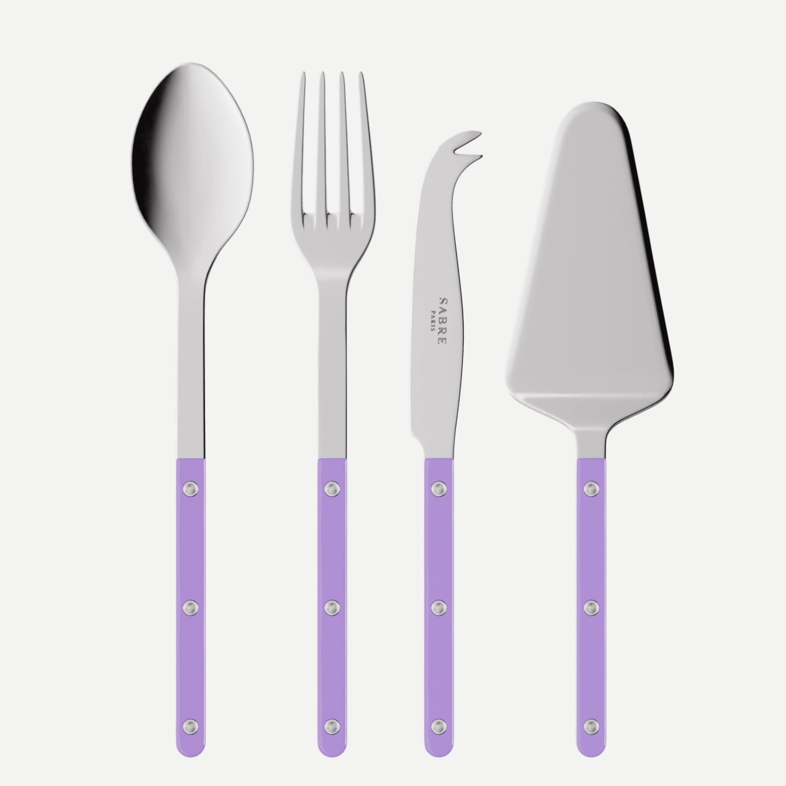 Bistrot Solid, Purple - Set of 4 Bistrot must-have serving pieces