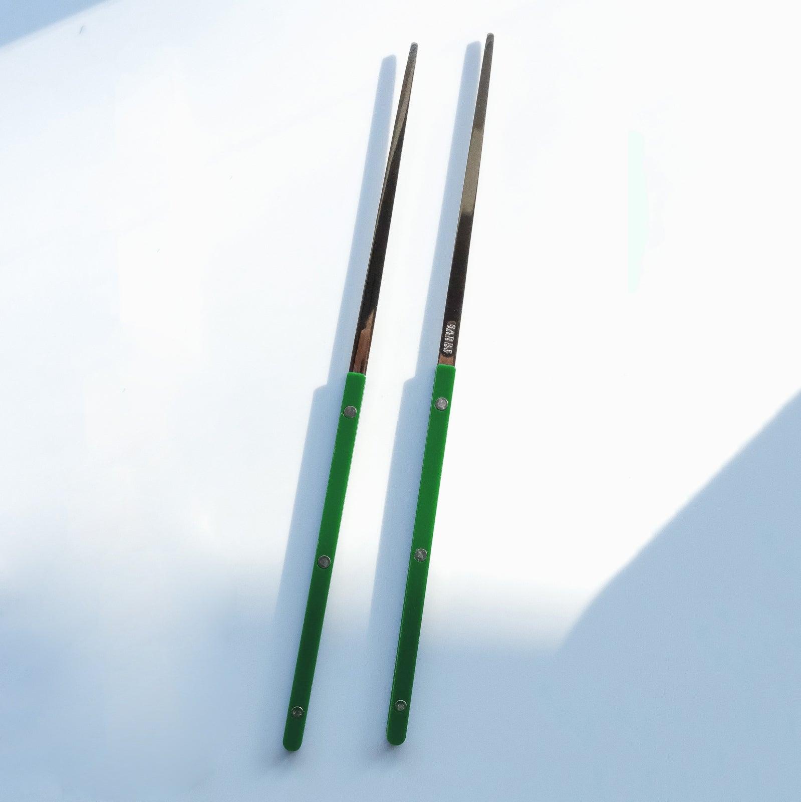 Bistrot Solid, Garden green - Pair of chopsticks