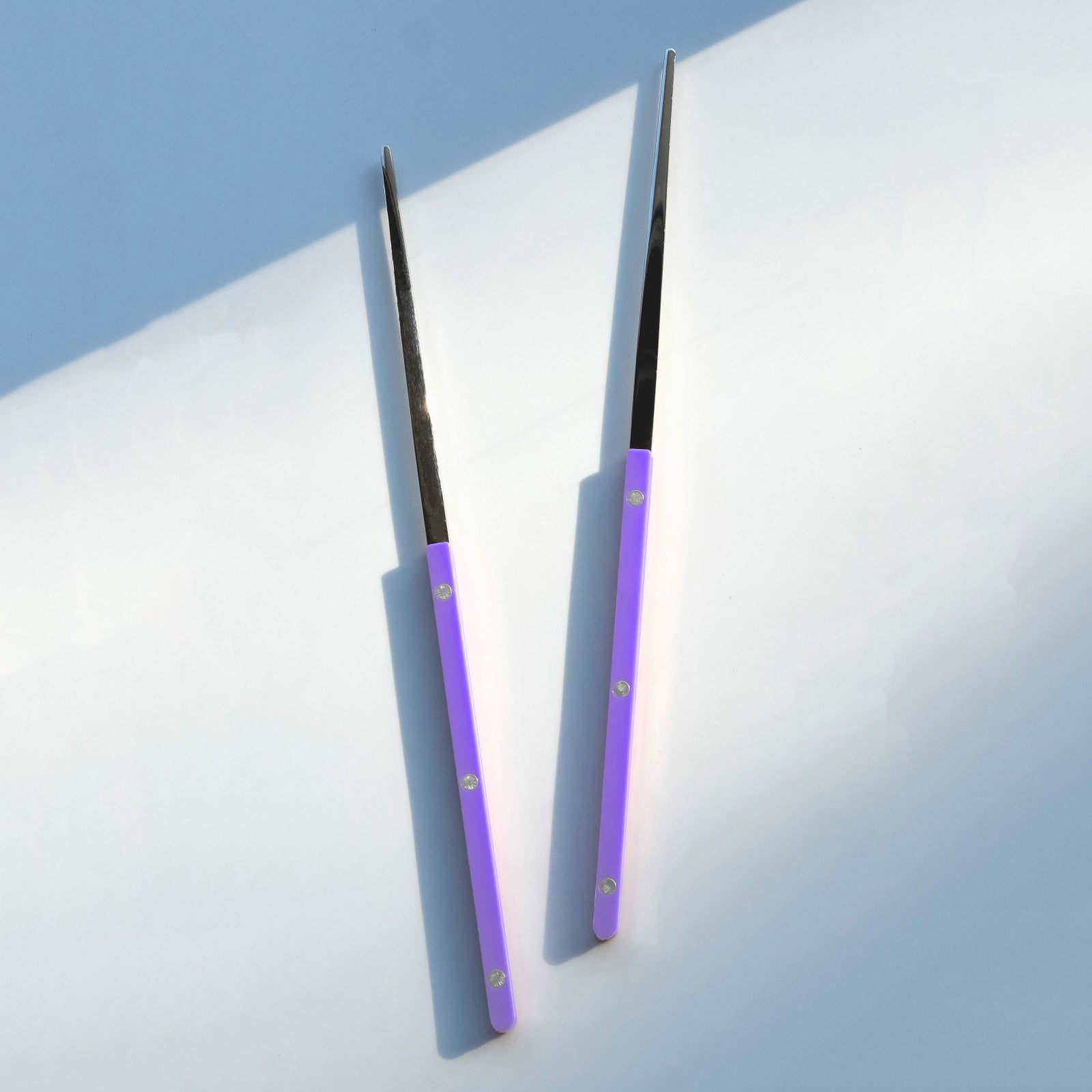 Bistrot Solid, Purple - Pair of chopsticks