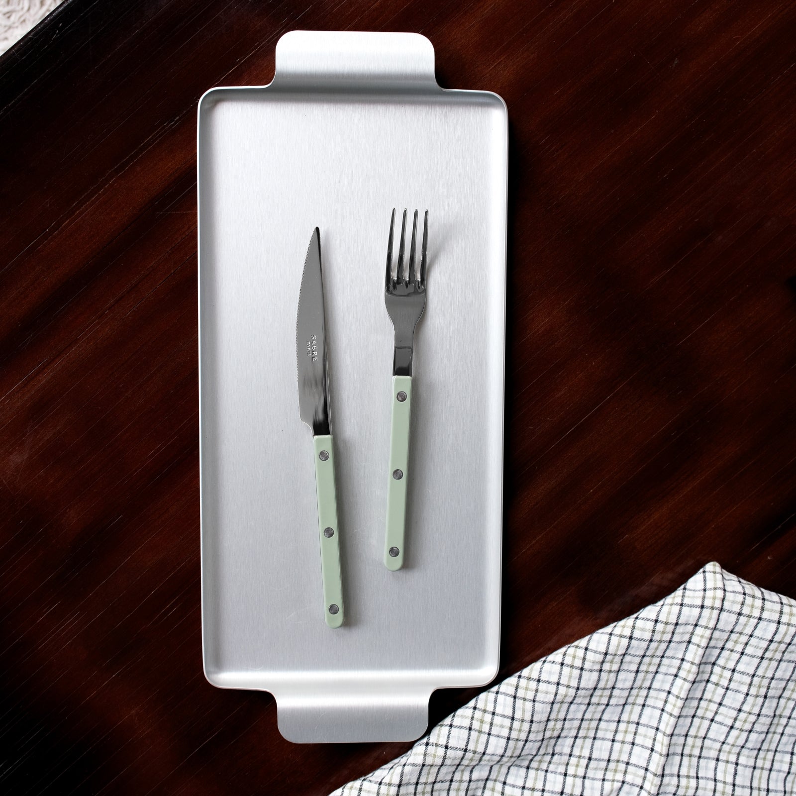 Bistrot Solid, Asparagus - Service de couverts 48 pièces