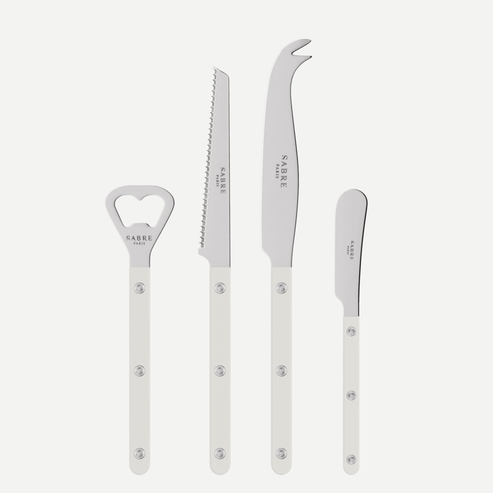 Bistrot Solid, White - Bistrot aperitif set