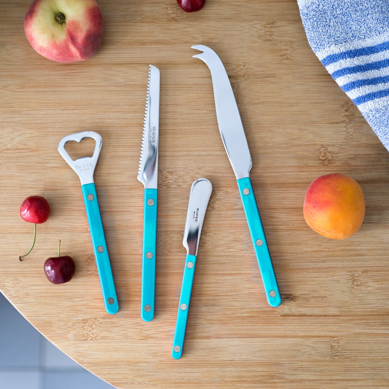 Bistrot Solid, Turquoise - Bistrot aperitif set