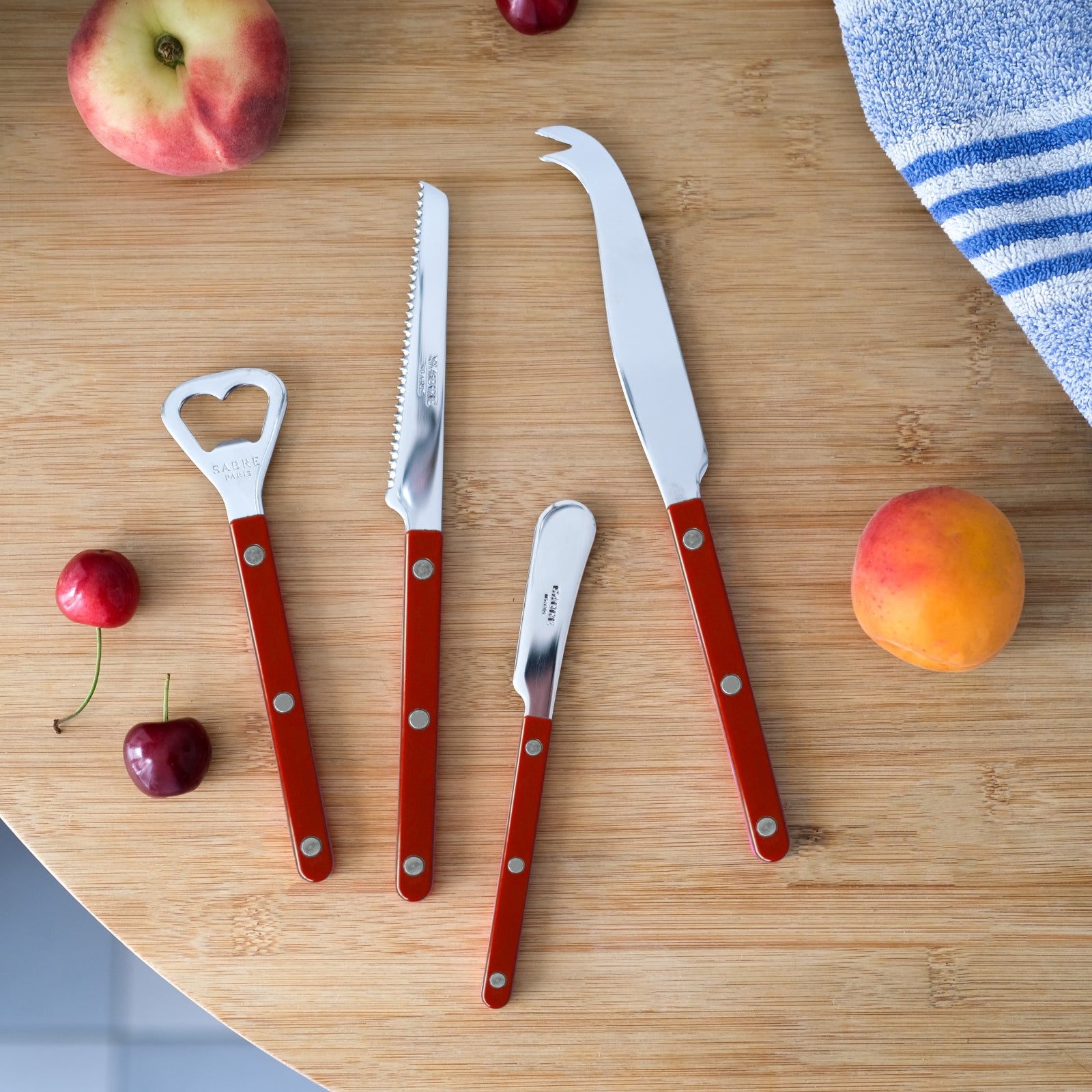 Bistrot Solid, Burgundy - Bistrot aperitif set