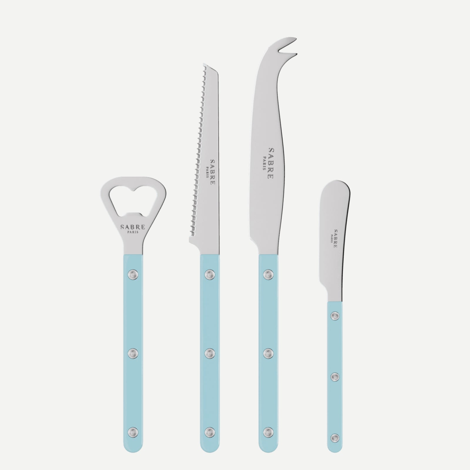 Bistrot Solid, Pastel blue - Bistrot aperitif set