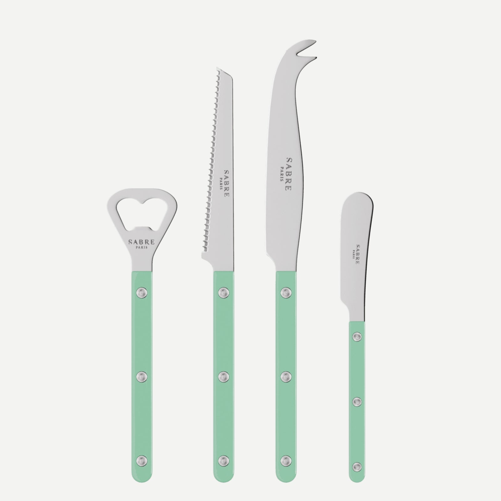 Bistrot Solid, Pastel green - Bistrot aperitif set