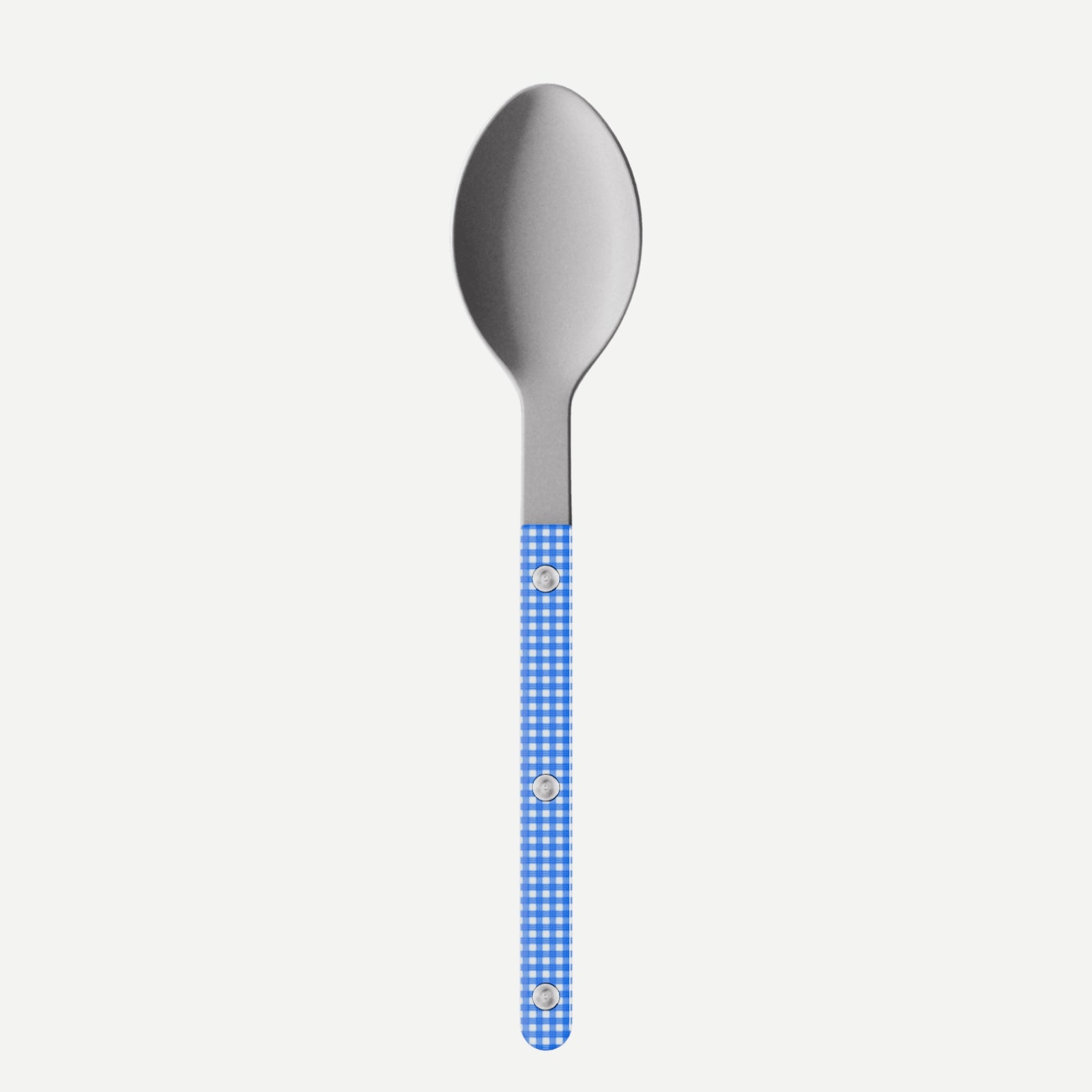 Bistrot Vintage Gingham, Blue - Soup spoon
