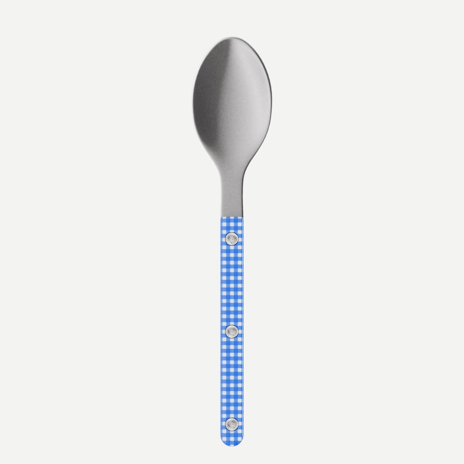 Bistrot Vintage Gingham, Blue - Teaspoon