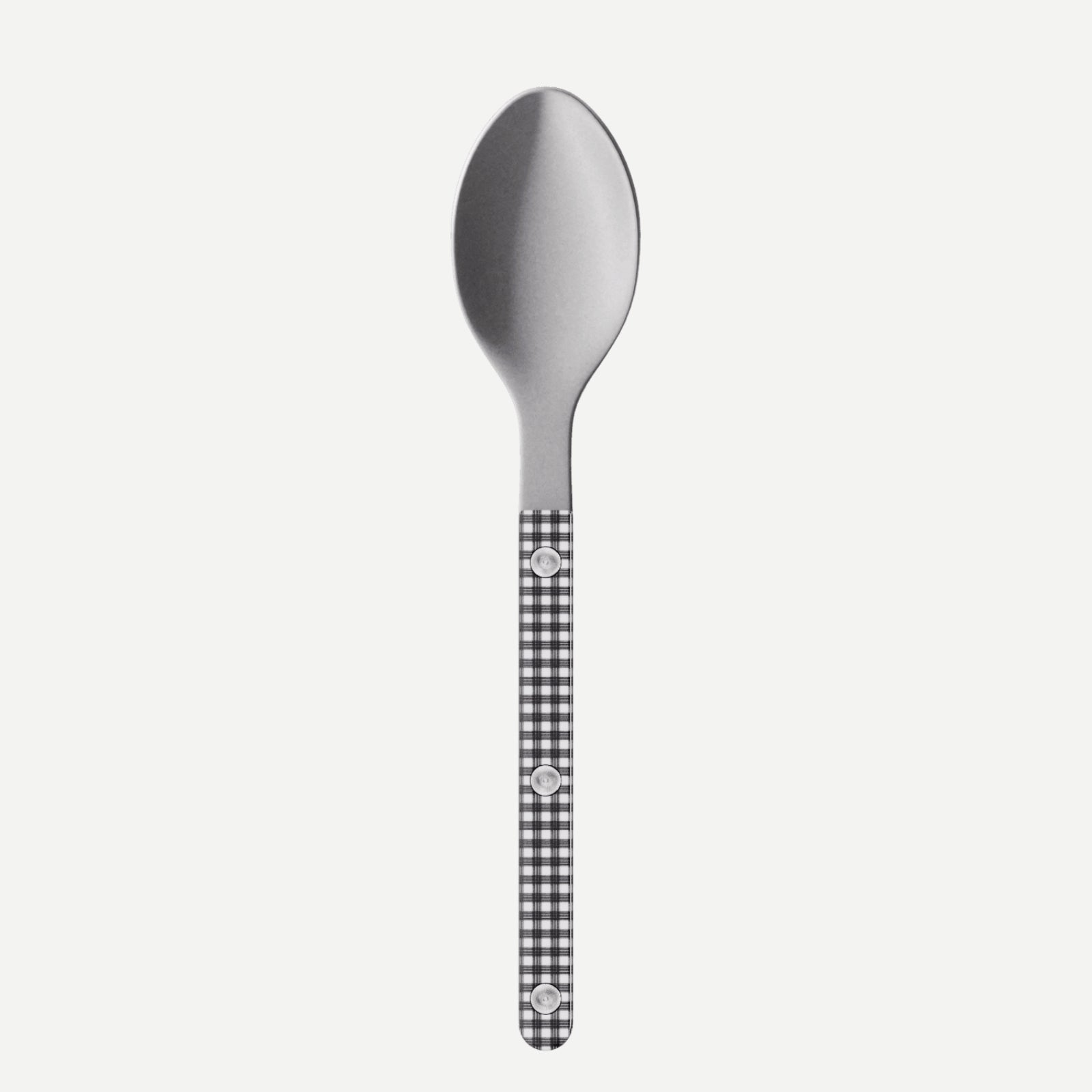 Bistrot Vintage Gingham, Black - Teaspoon