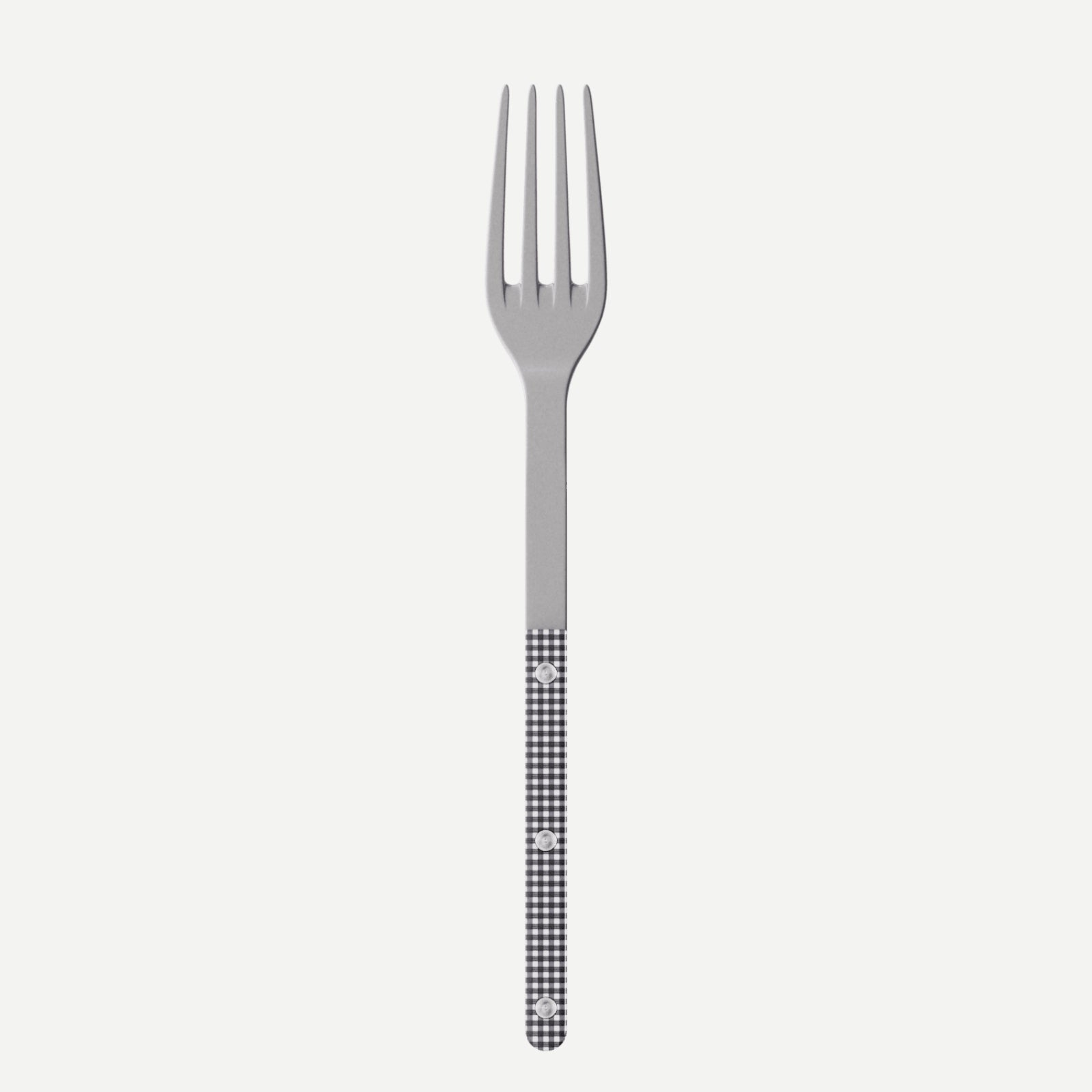 Bistrot Vintage Gingham, Black - Serving fork