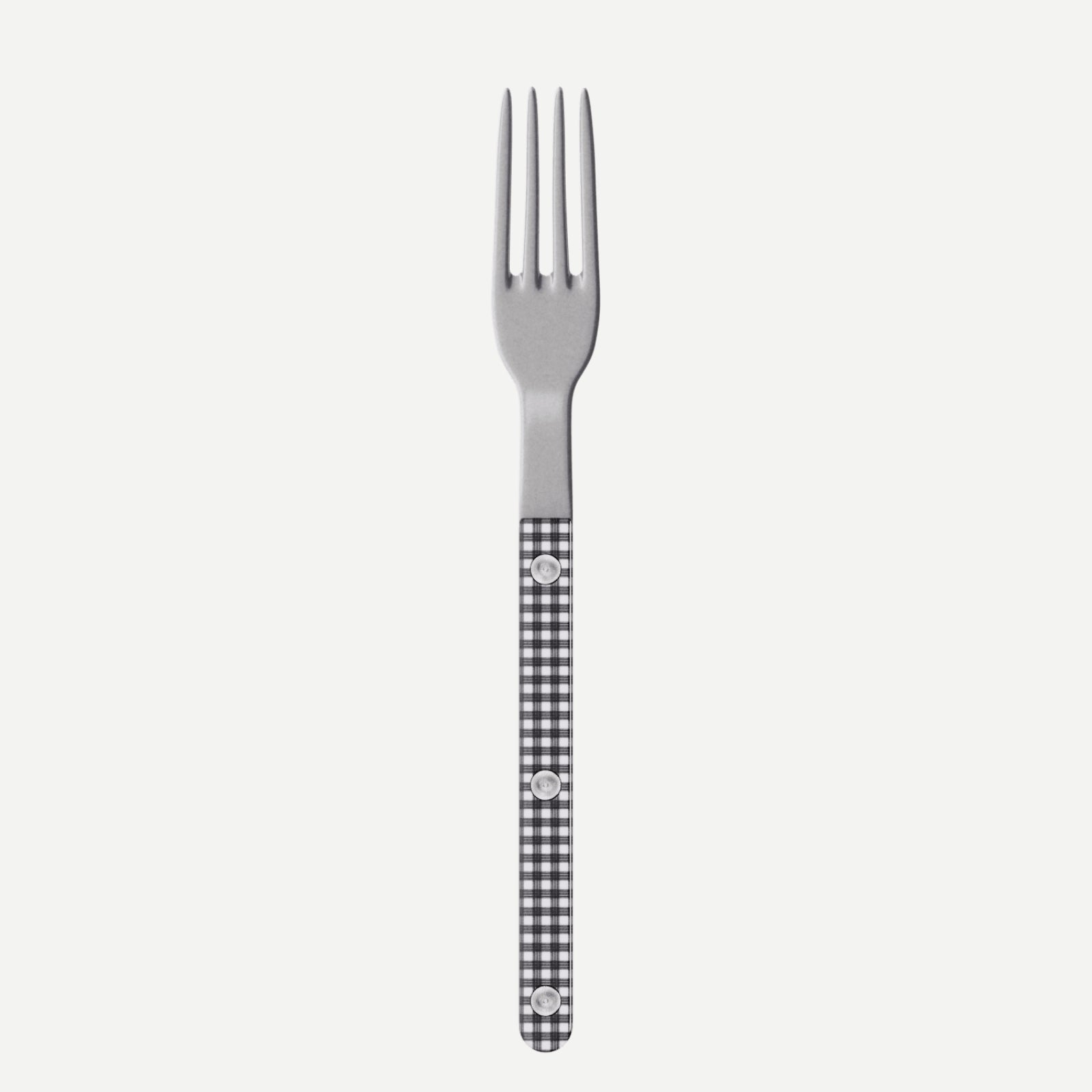 Bistrot Vintage Gingham, Black - Small fork