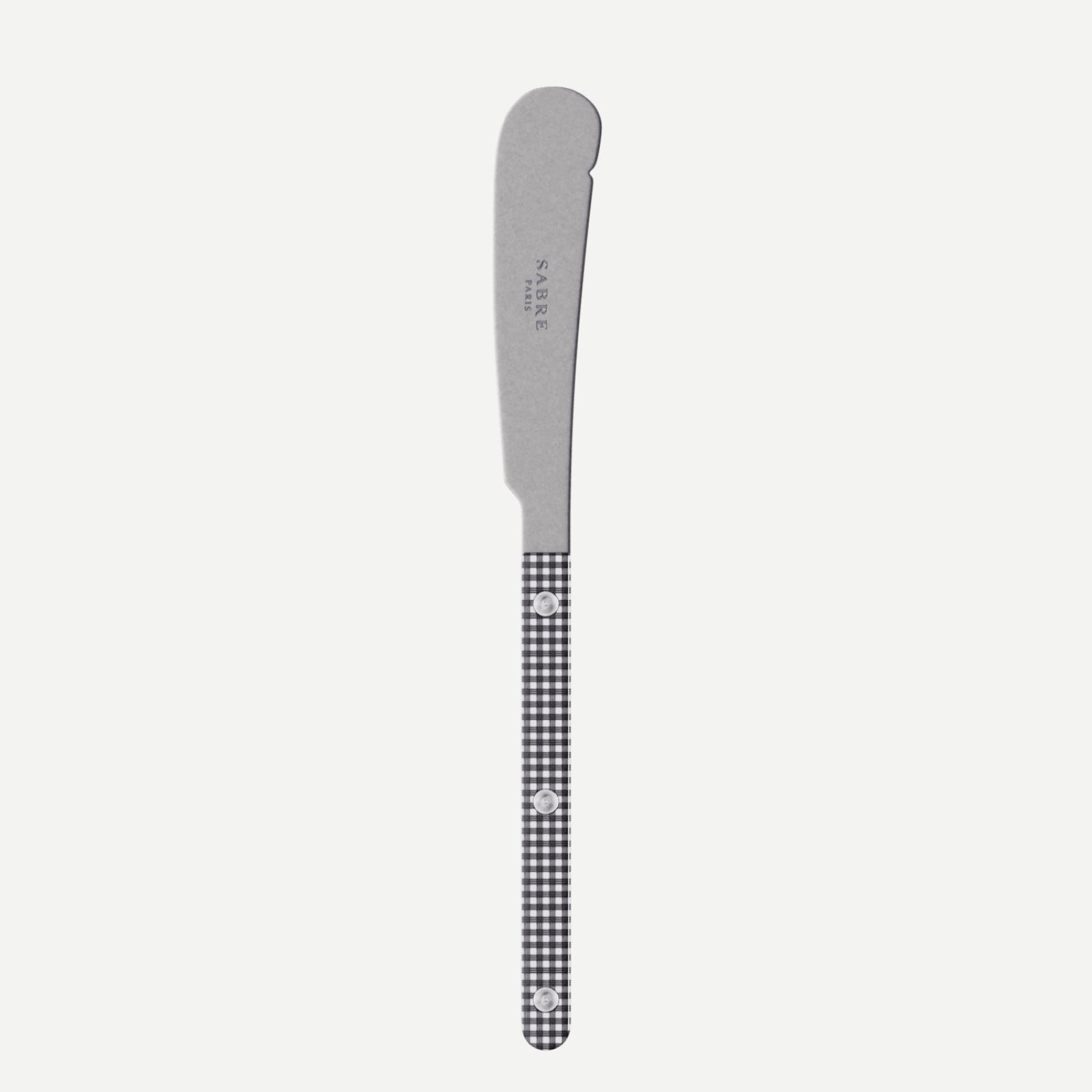Bistrot Vintage Gingham, Black - Butter knife