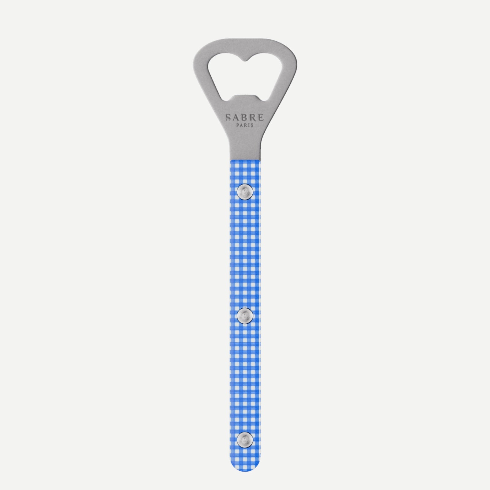 Bistrot Vintage Gingham, Blue - Bottle opener
