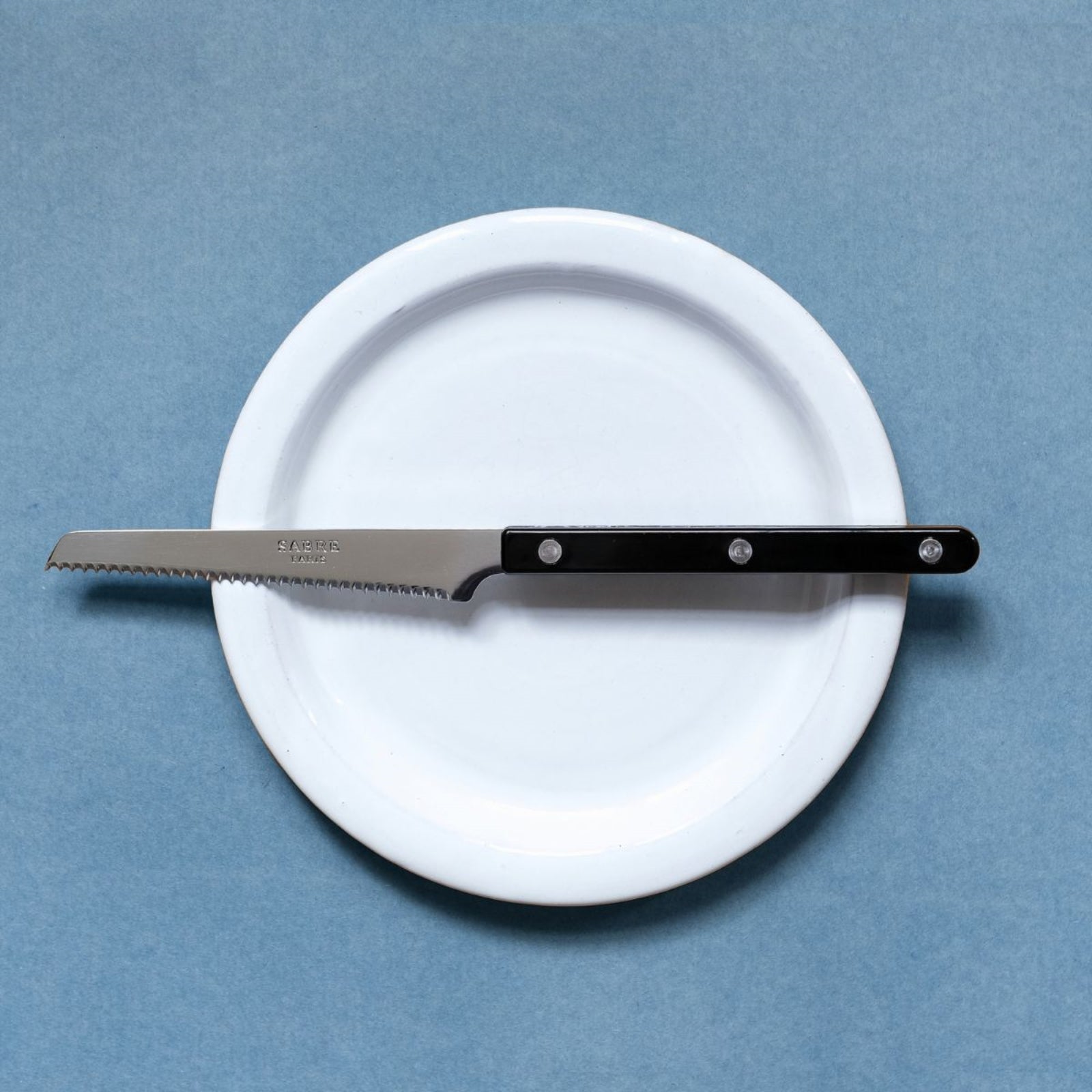 Bistrot Vintage Gingham, Black - Tomato knife