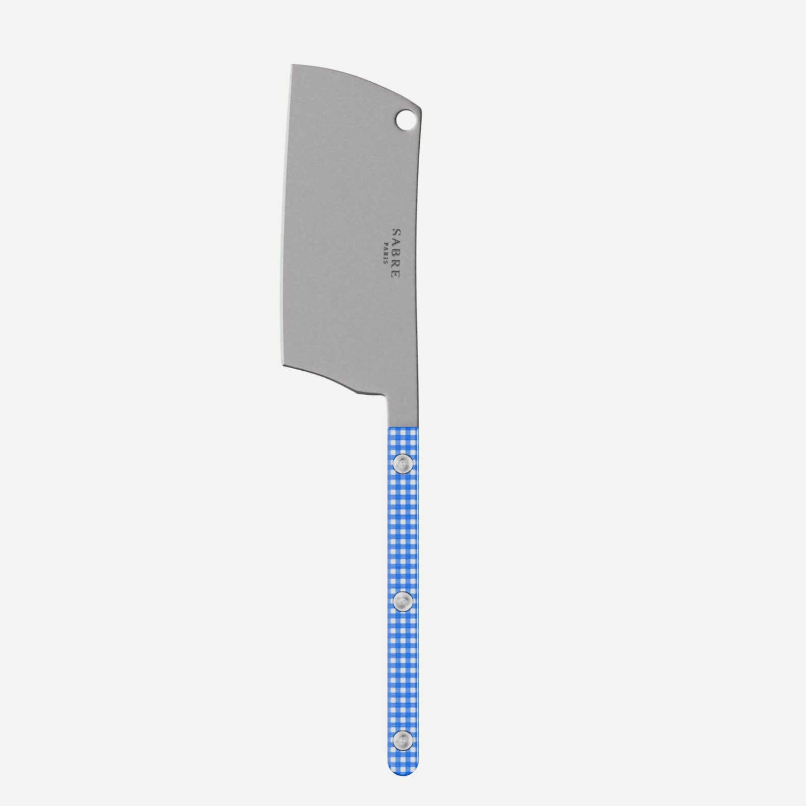 Bistrot Vintage Gingham, Blue - Cheese cleaver