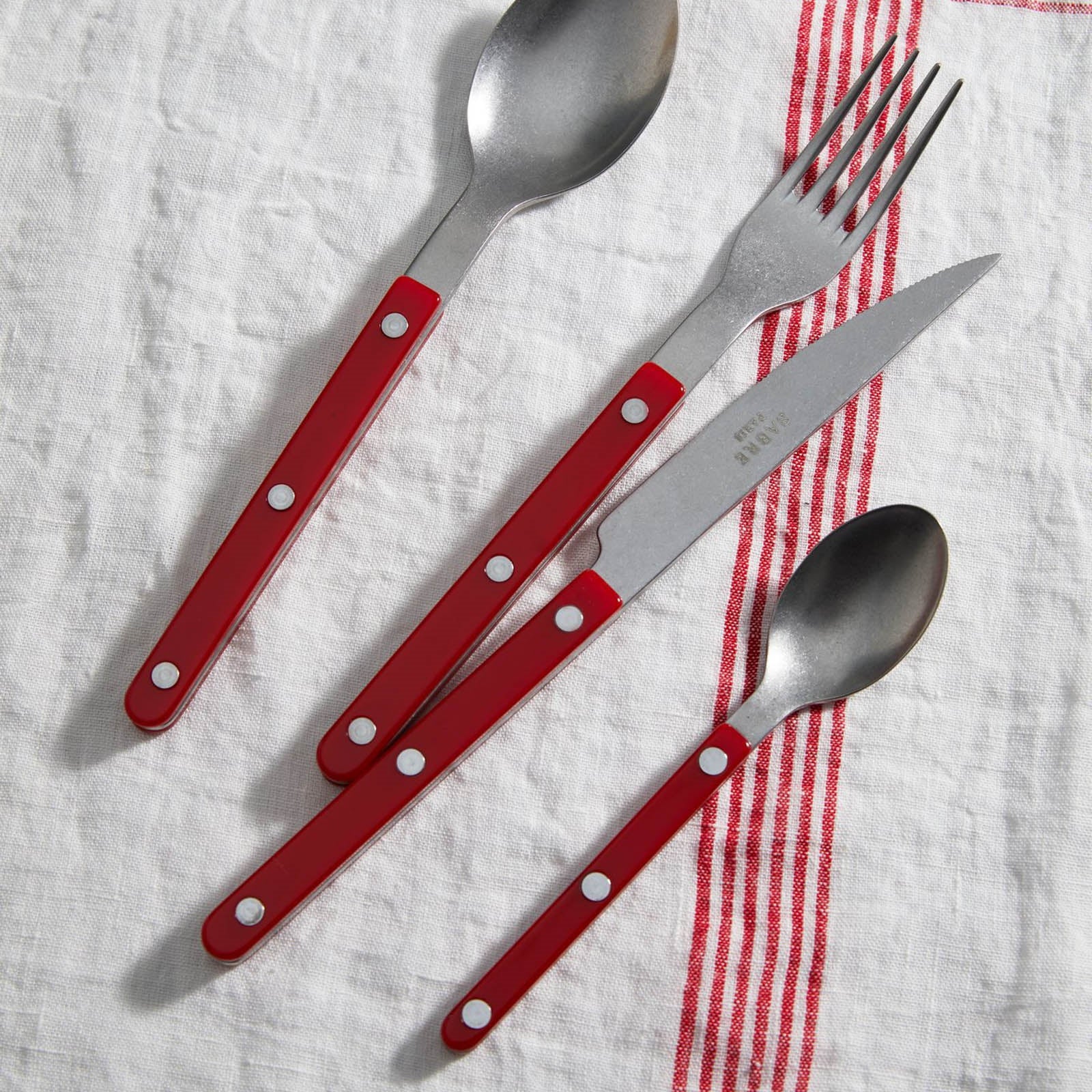 Bistrot Vintage Solid, Burgundy - Soup spoon