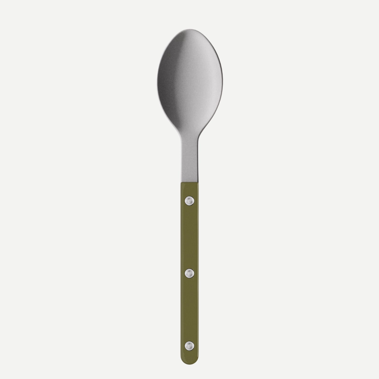 Bistrot Vintage Solid, Green fern - Soup spoon