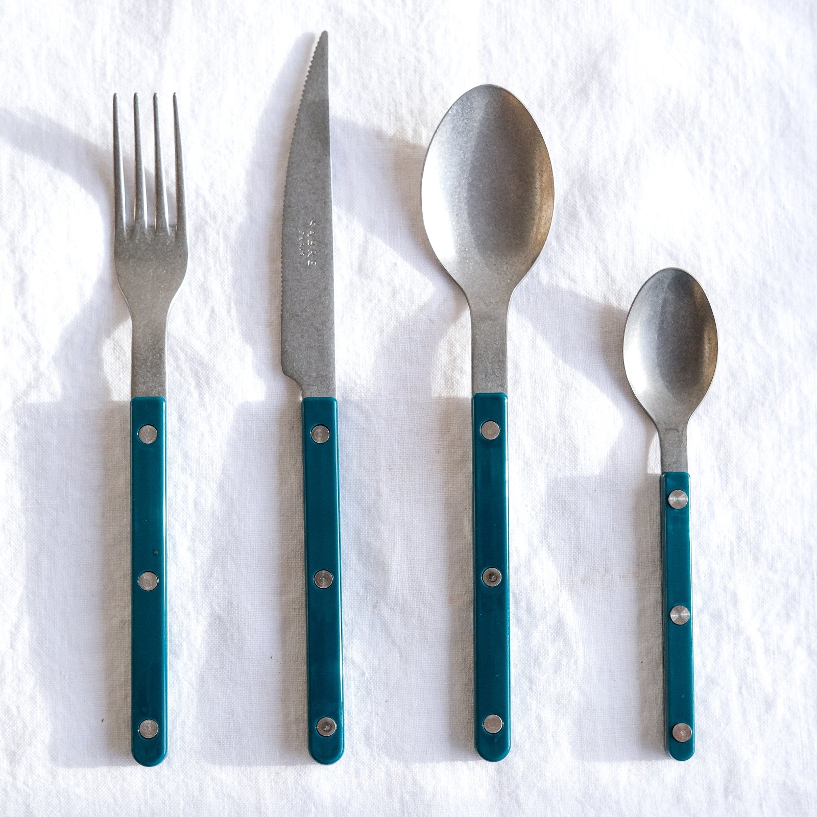 Bistrot Vintage Solid, Aquamarine - Dinner fork