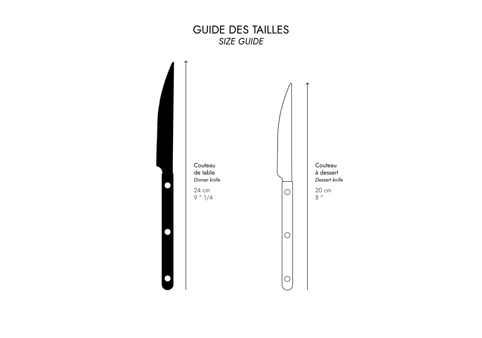 Bistrot Vintage Solid, Green - Dinner knife