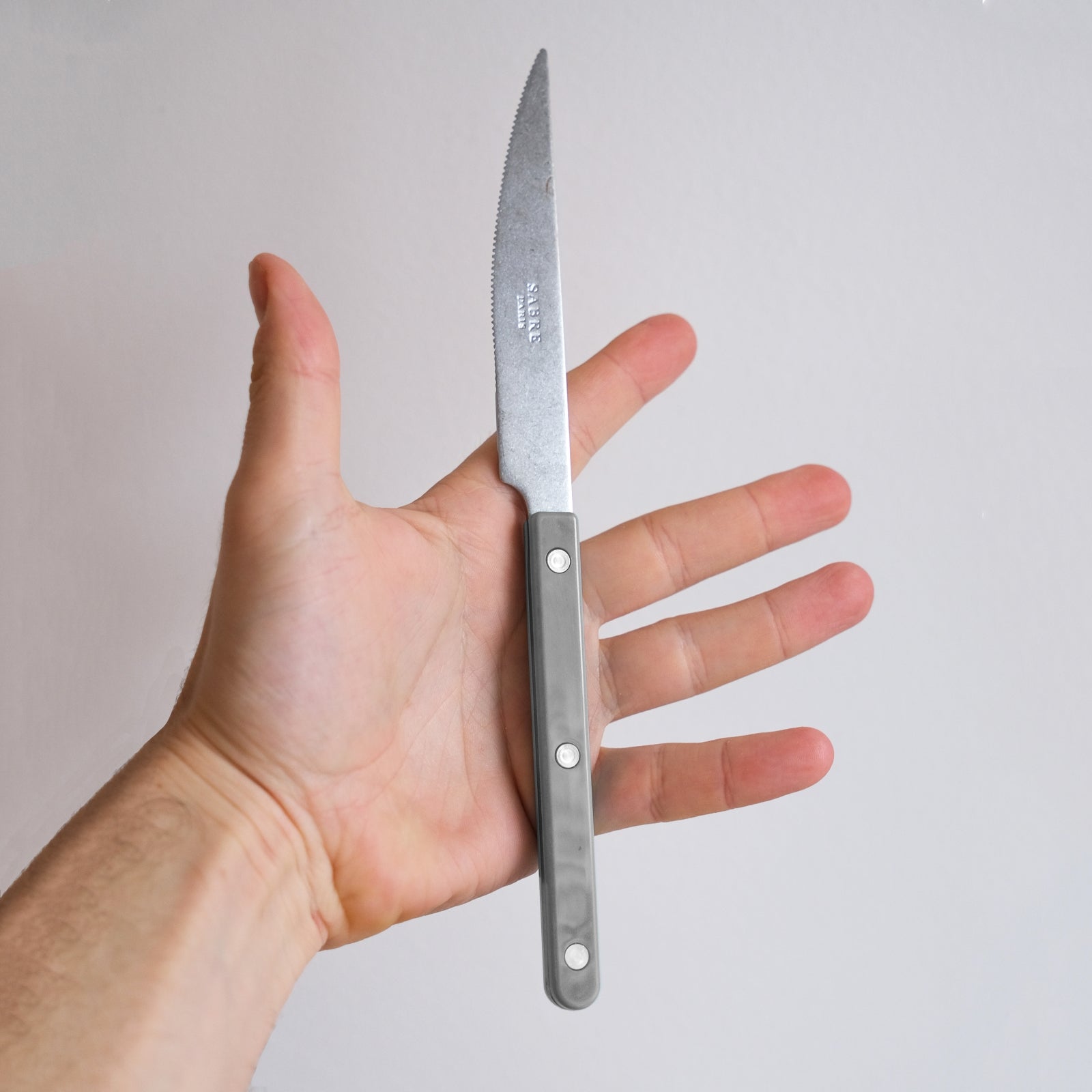 Bistrot Vintage Solid, Grey - Dinner knife