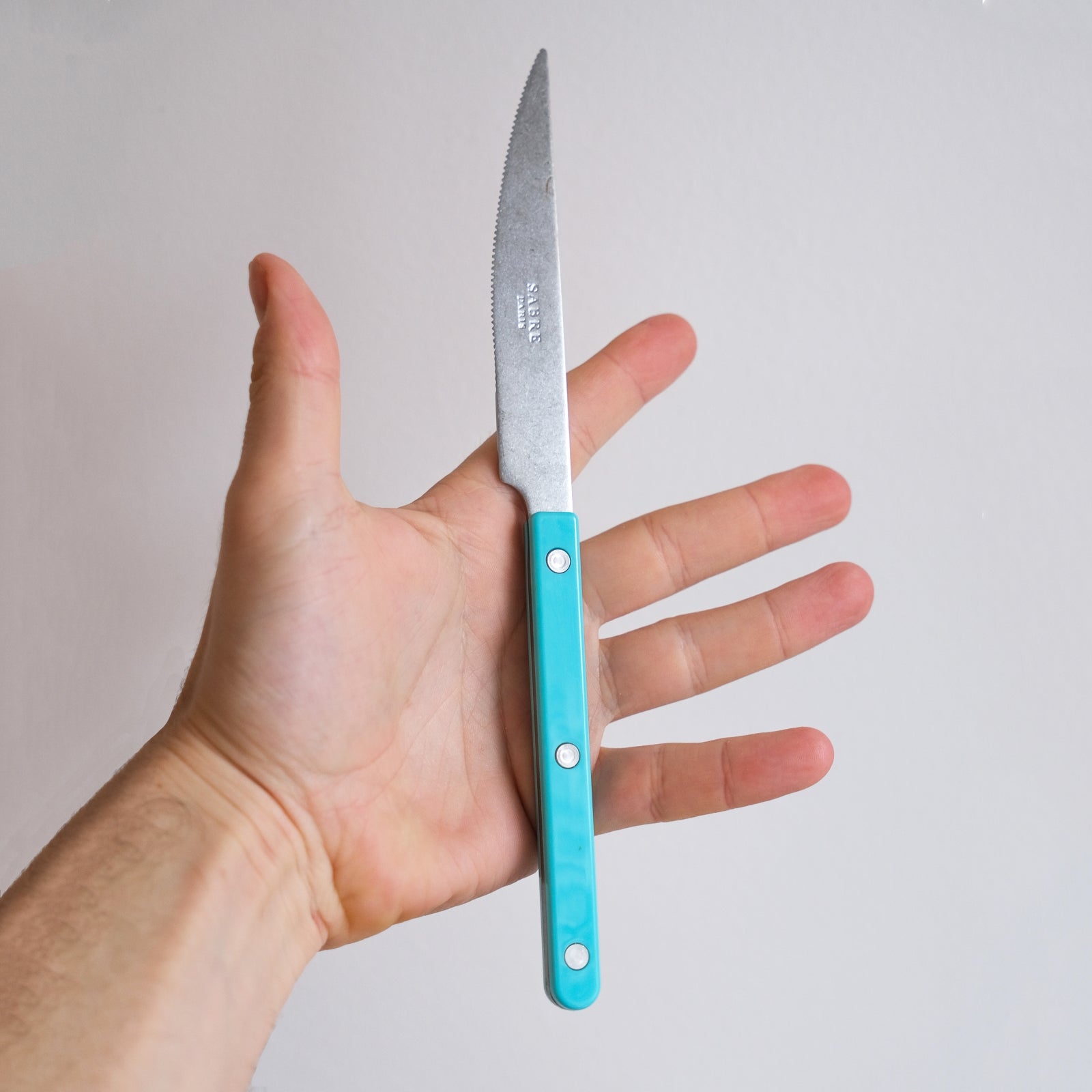 Bistrot Vintage Solid, Turquoise - Dinner knife