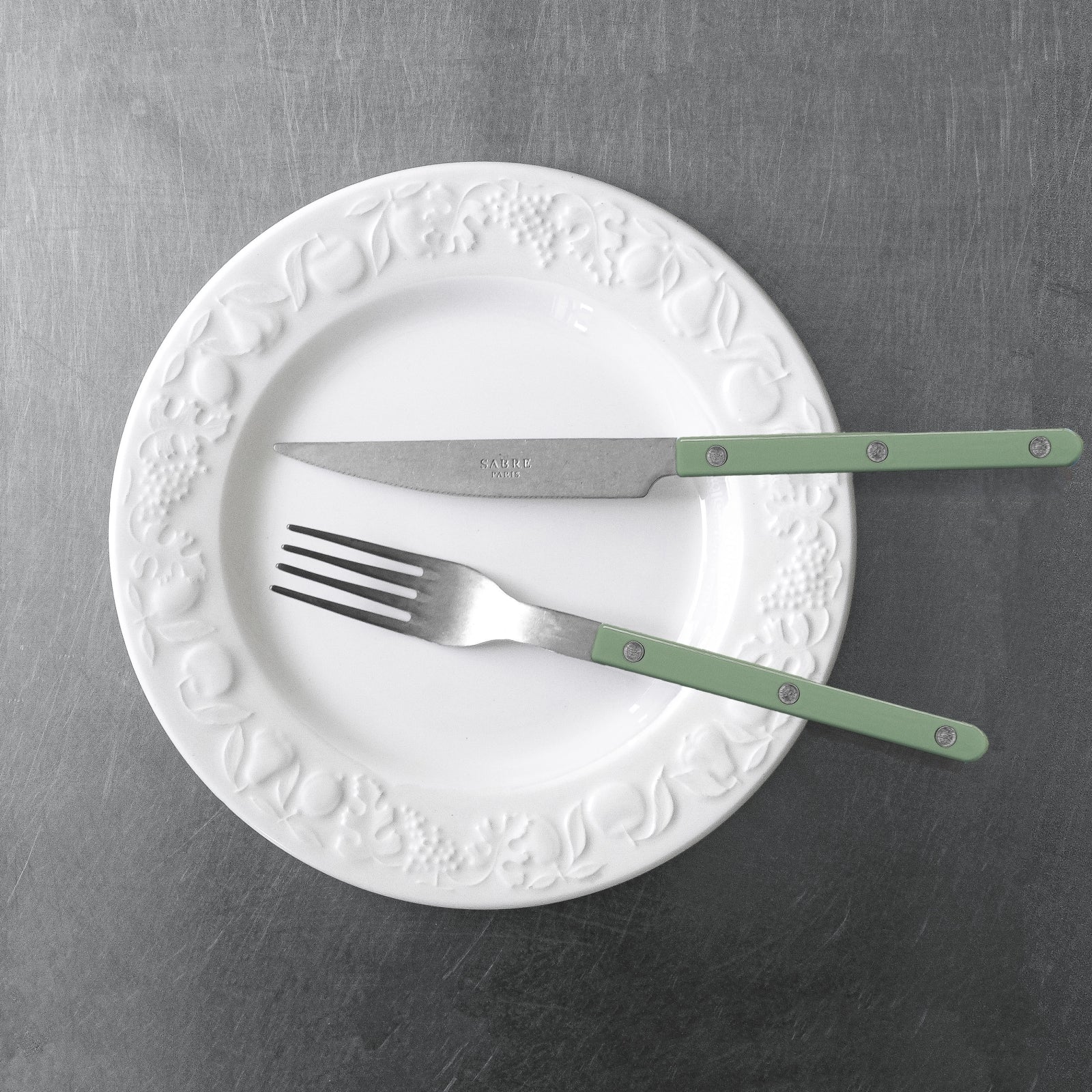 Bistrot Vintage Solid, Asparagus - Dinner knife