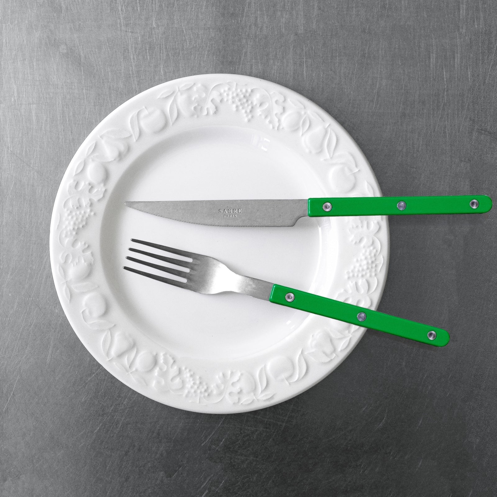 Bistrot Vintage Solid, Garden green - Dinner knife