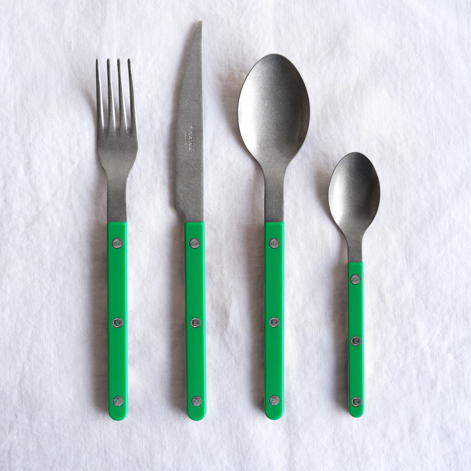 Bistrot Vintage Solid, Garden green - Dinner knife