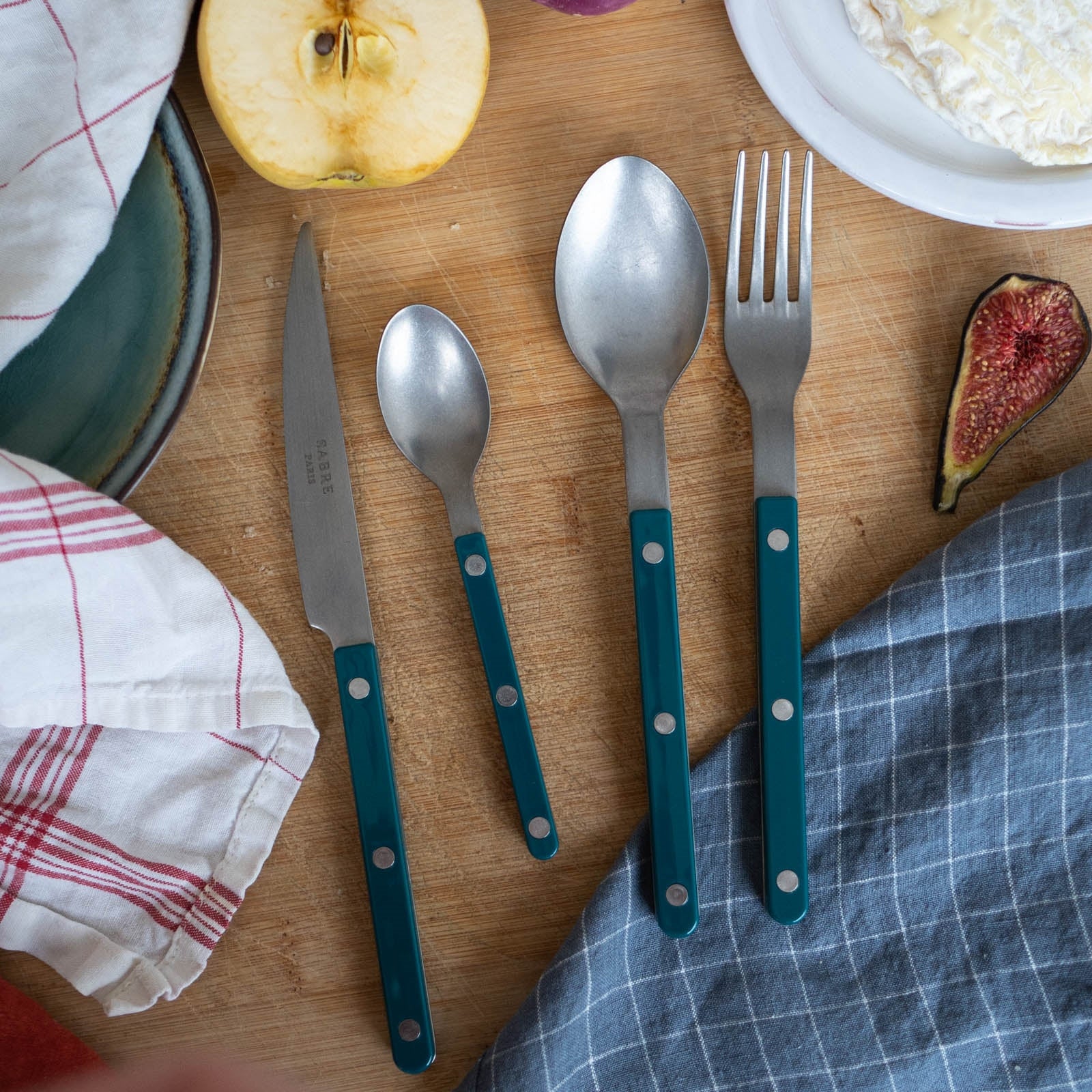 Bistrot Vintage Solid, Aquamarine - Dinner knife