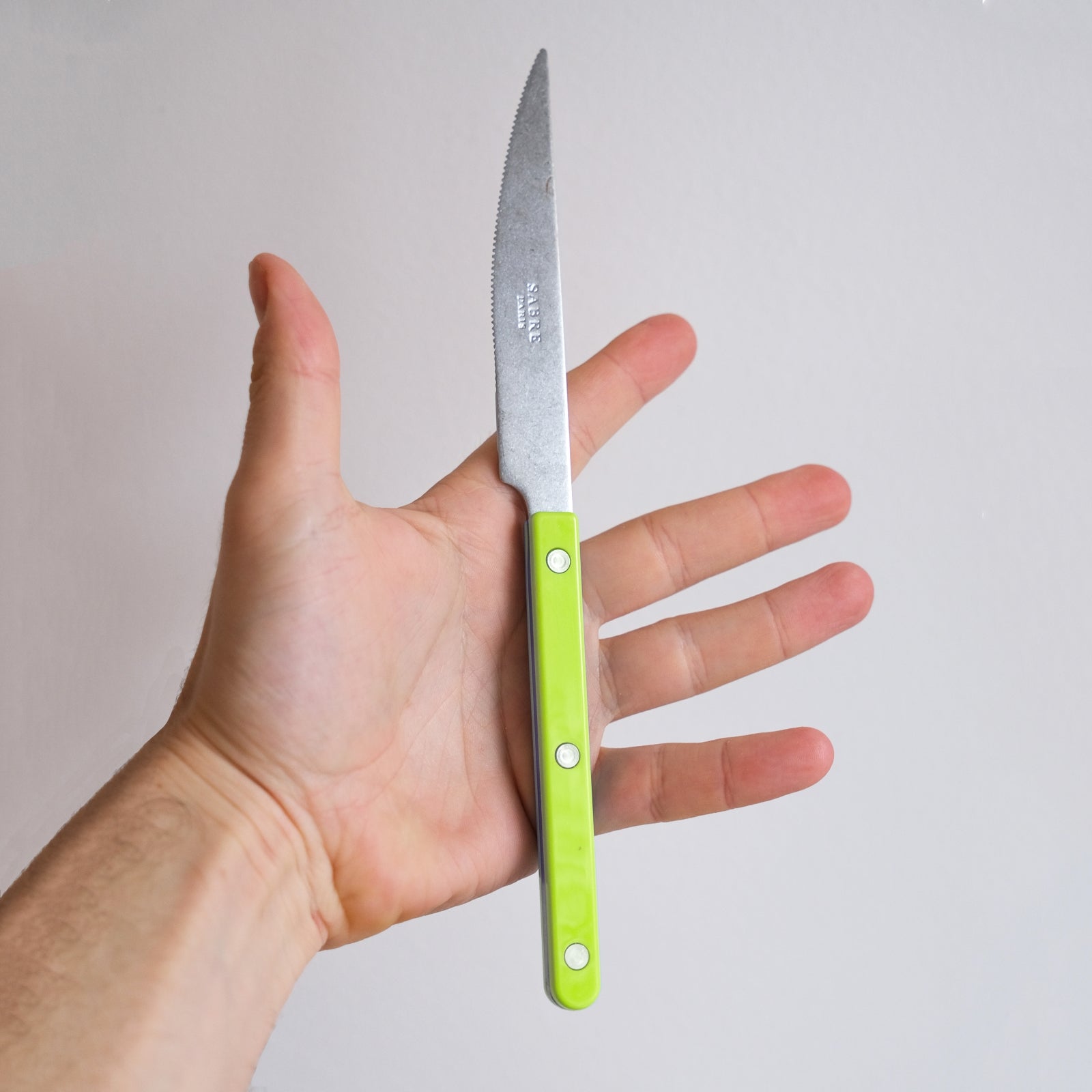 Bistrot Vintage Solid, Lime - Dinner knife