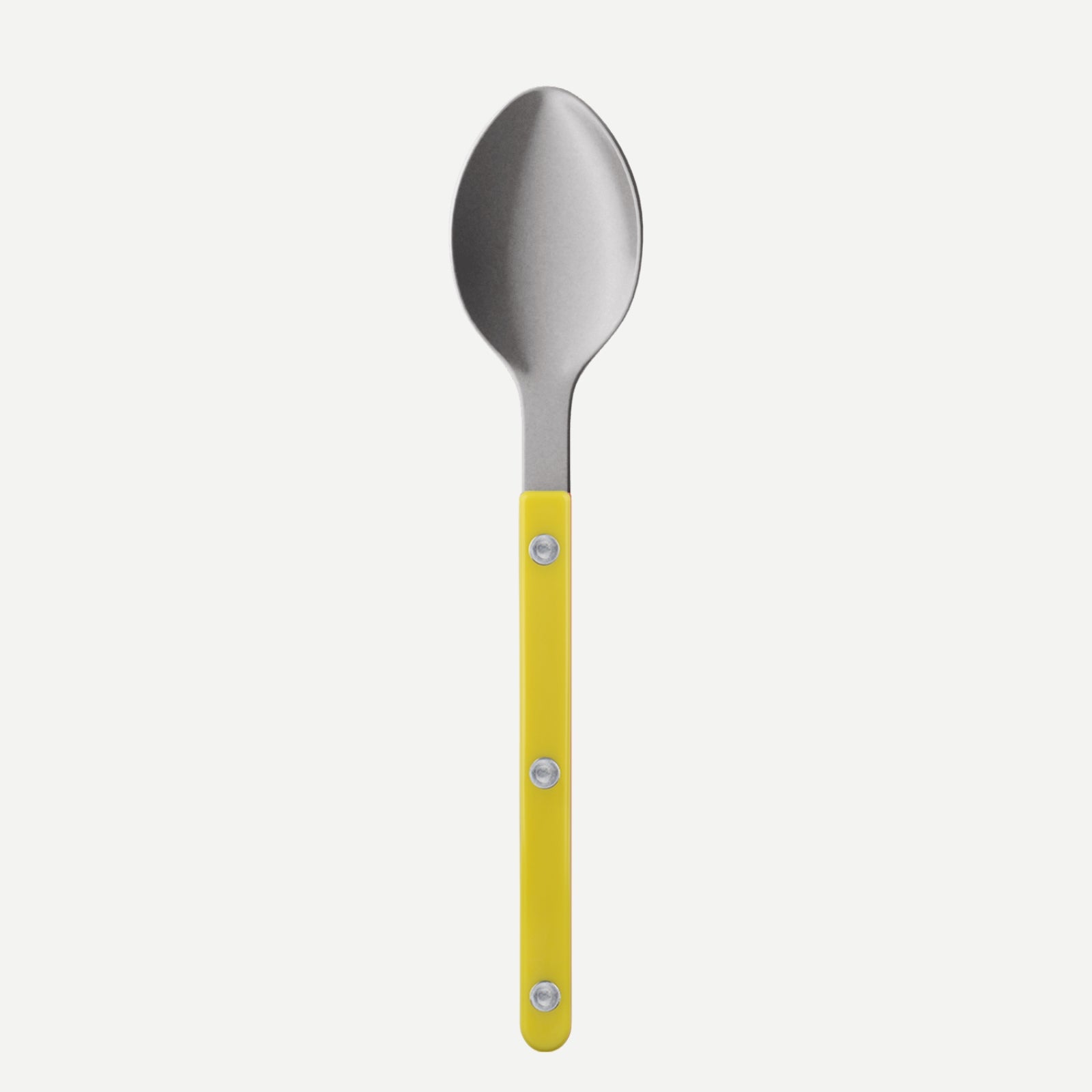 Bistrot Vintage Solid, Yellow - Dessert spoon