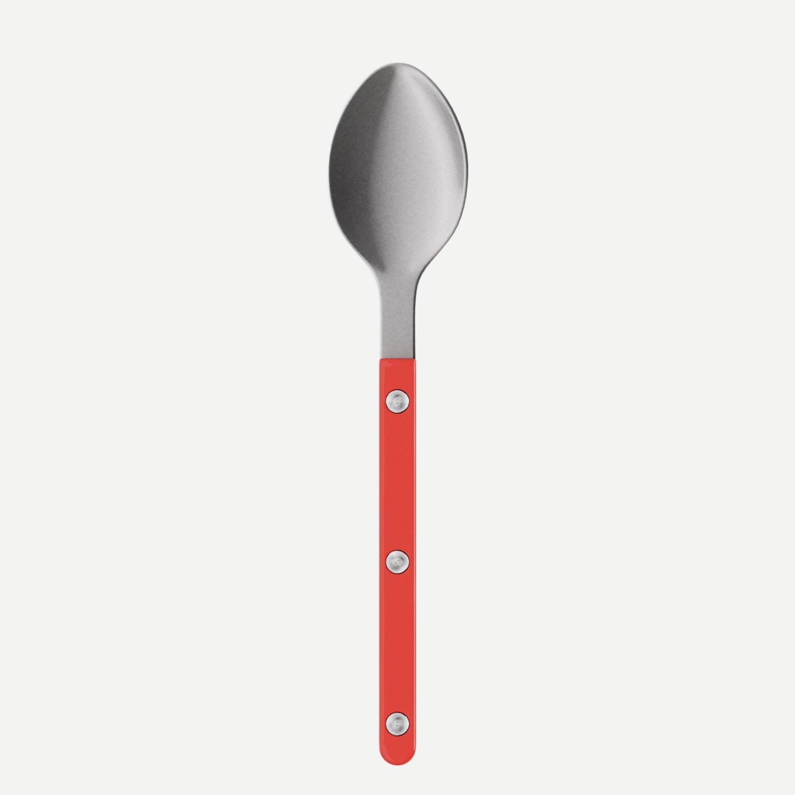 Bistrot Vintage Solid, Red - Dessert spoon