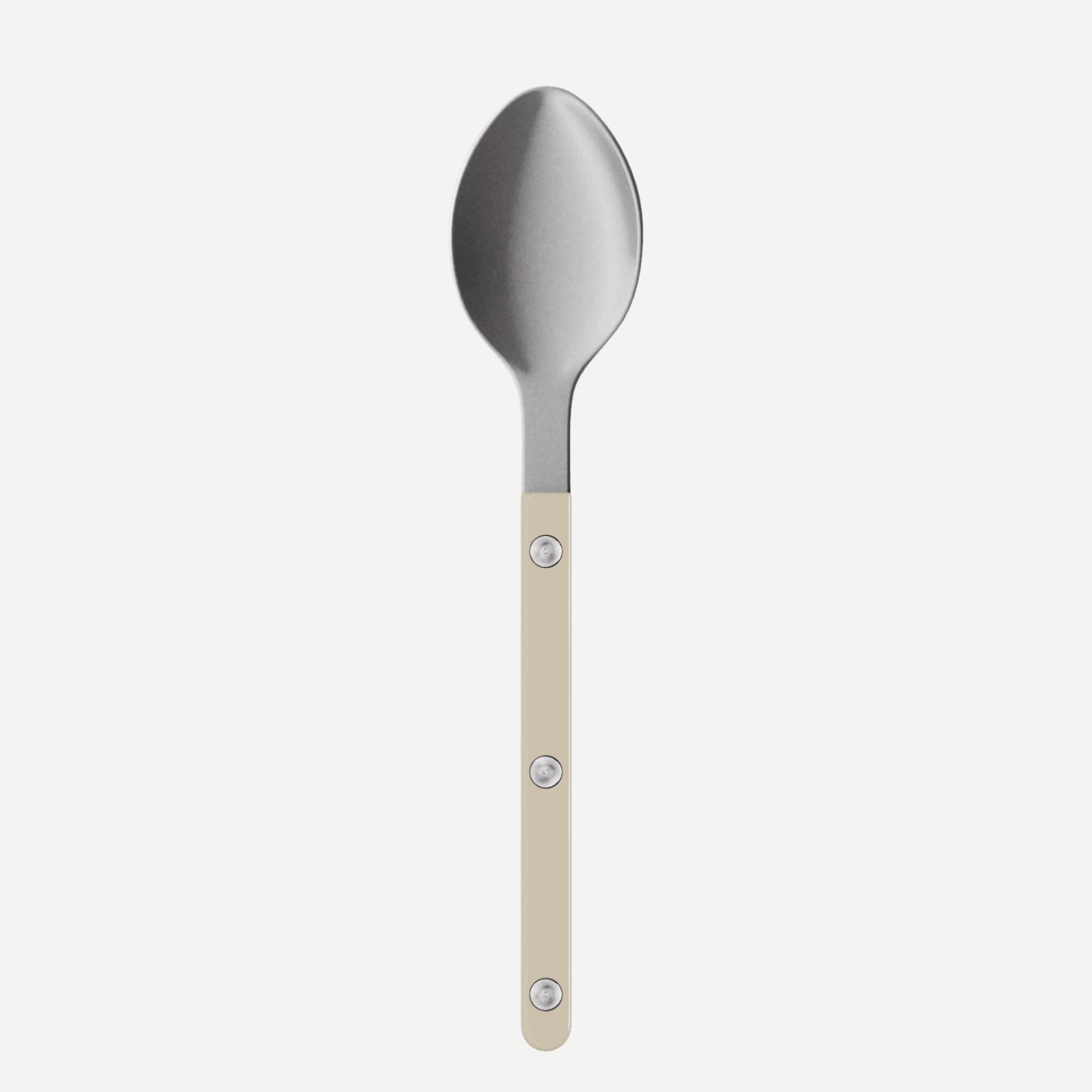 Bistrot Vintage Solid, Light kaki - Dessert spoon